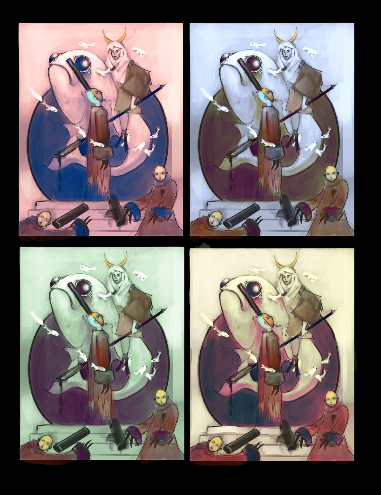 Preliminary Color Sketches