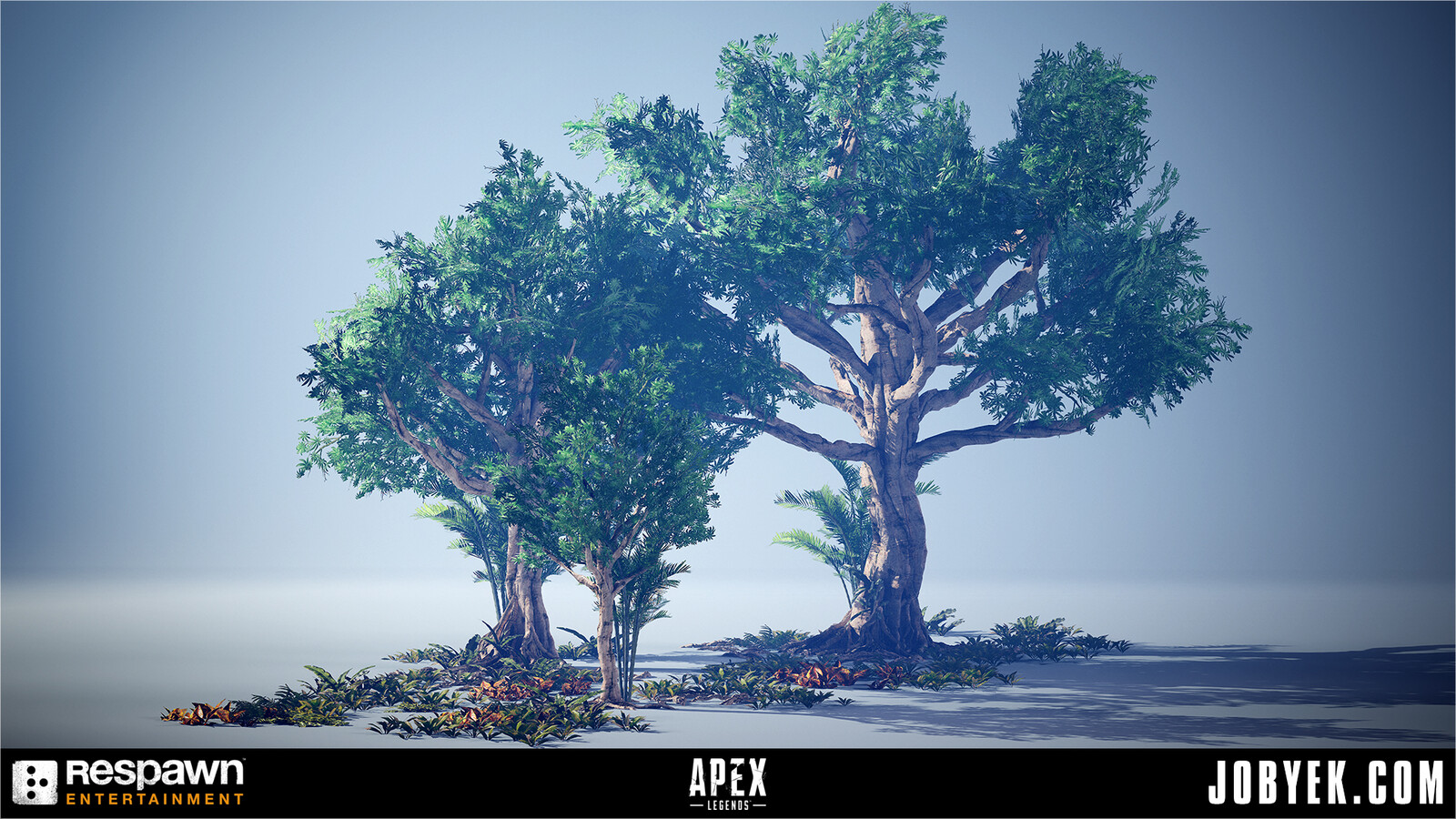 The Jungle Style assets and textures I modelled and textured (clovers, orange plants and roots are re-textured or re-skinned existing assets).