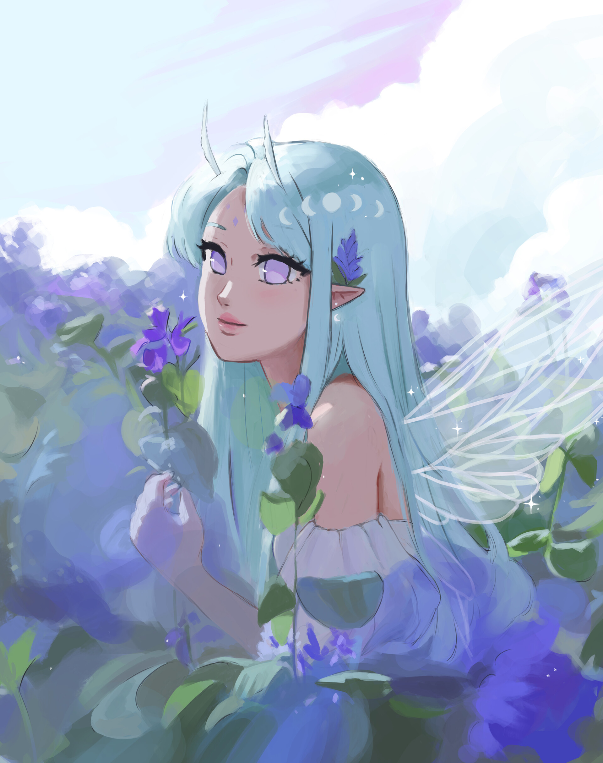 ArtStation - moon fairy