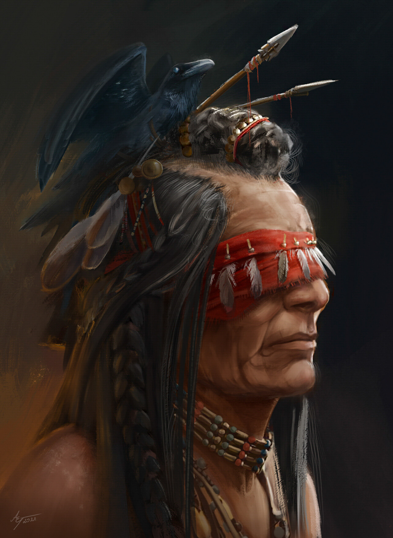 Native American Shaman Art