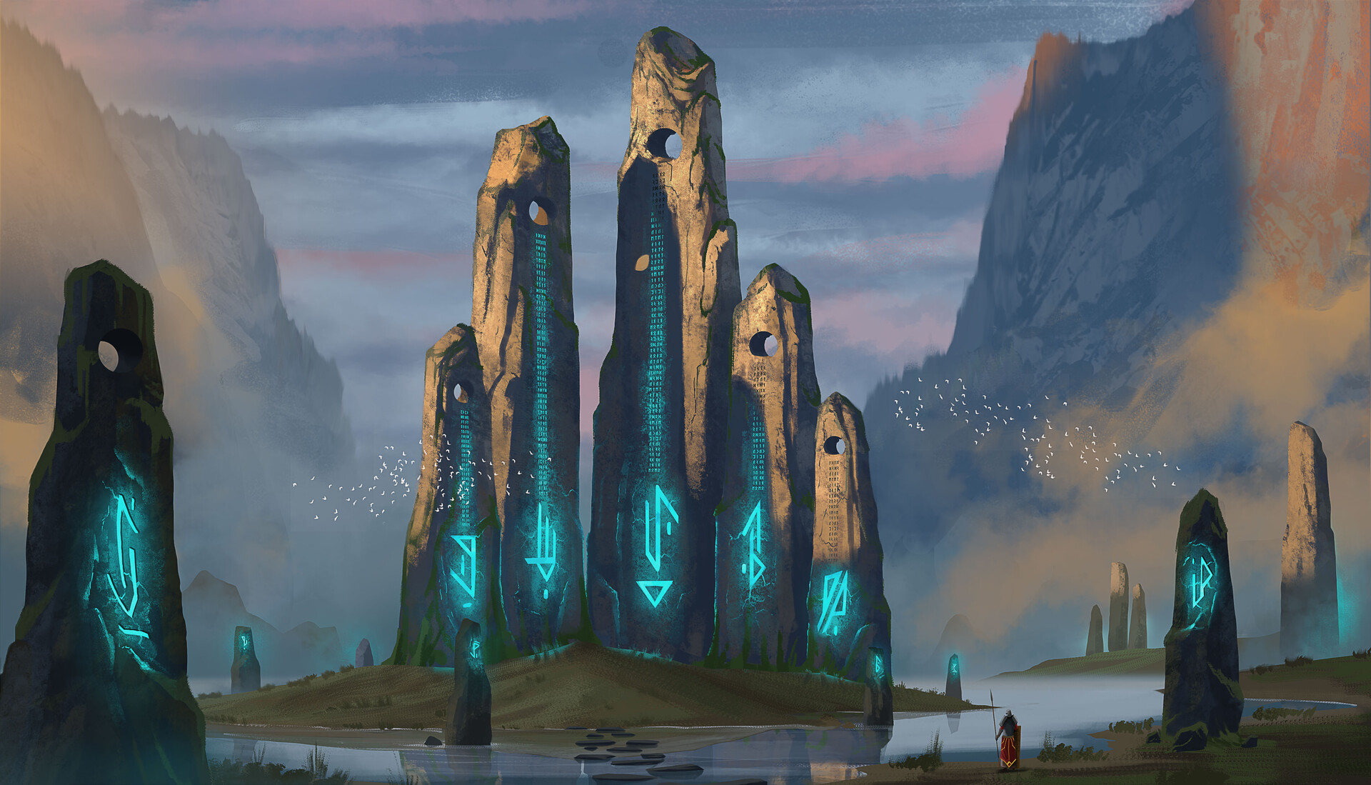 artstation-magic-rune-pillars