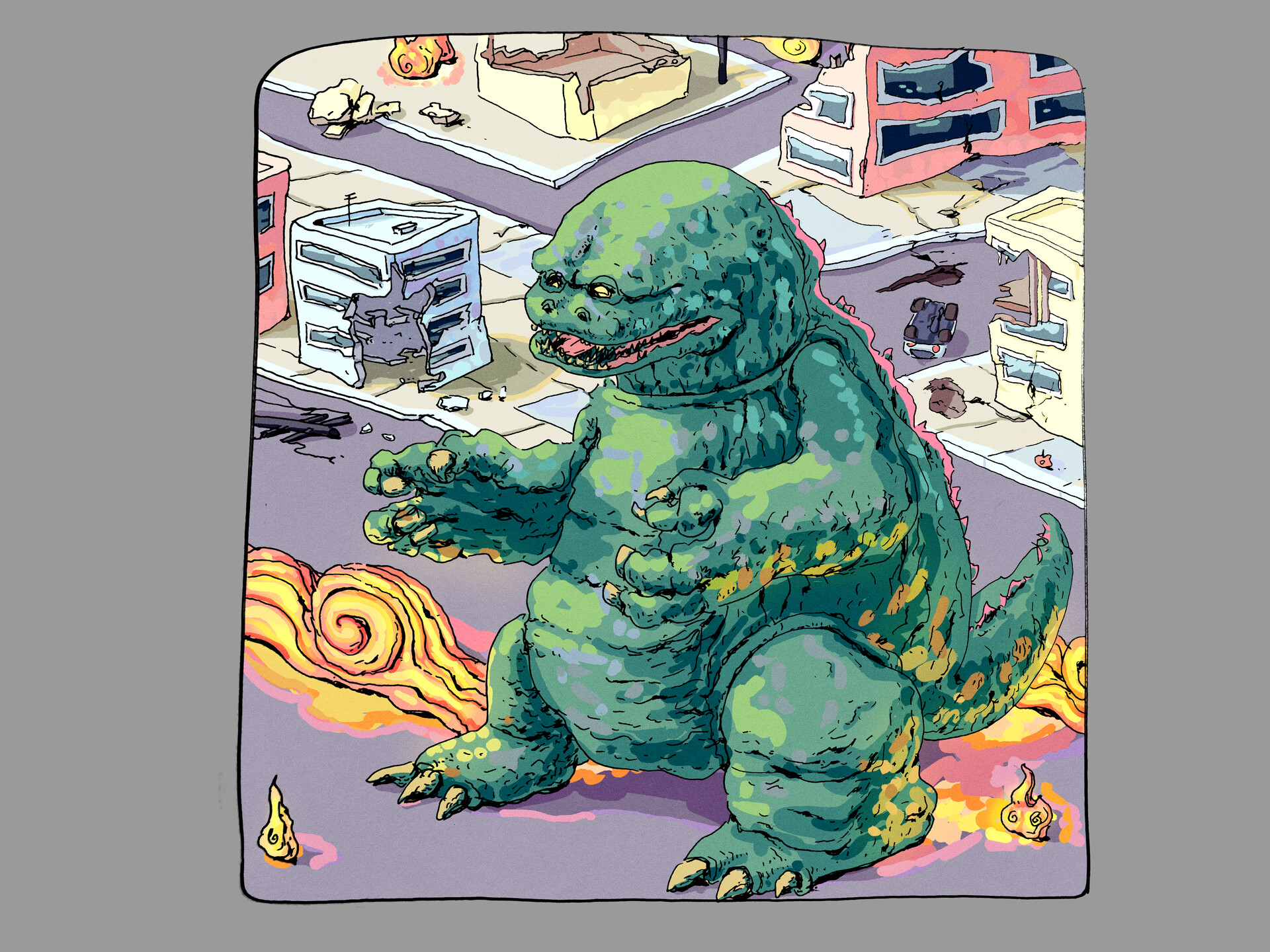 ArtStation - Godzilla