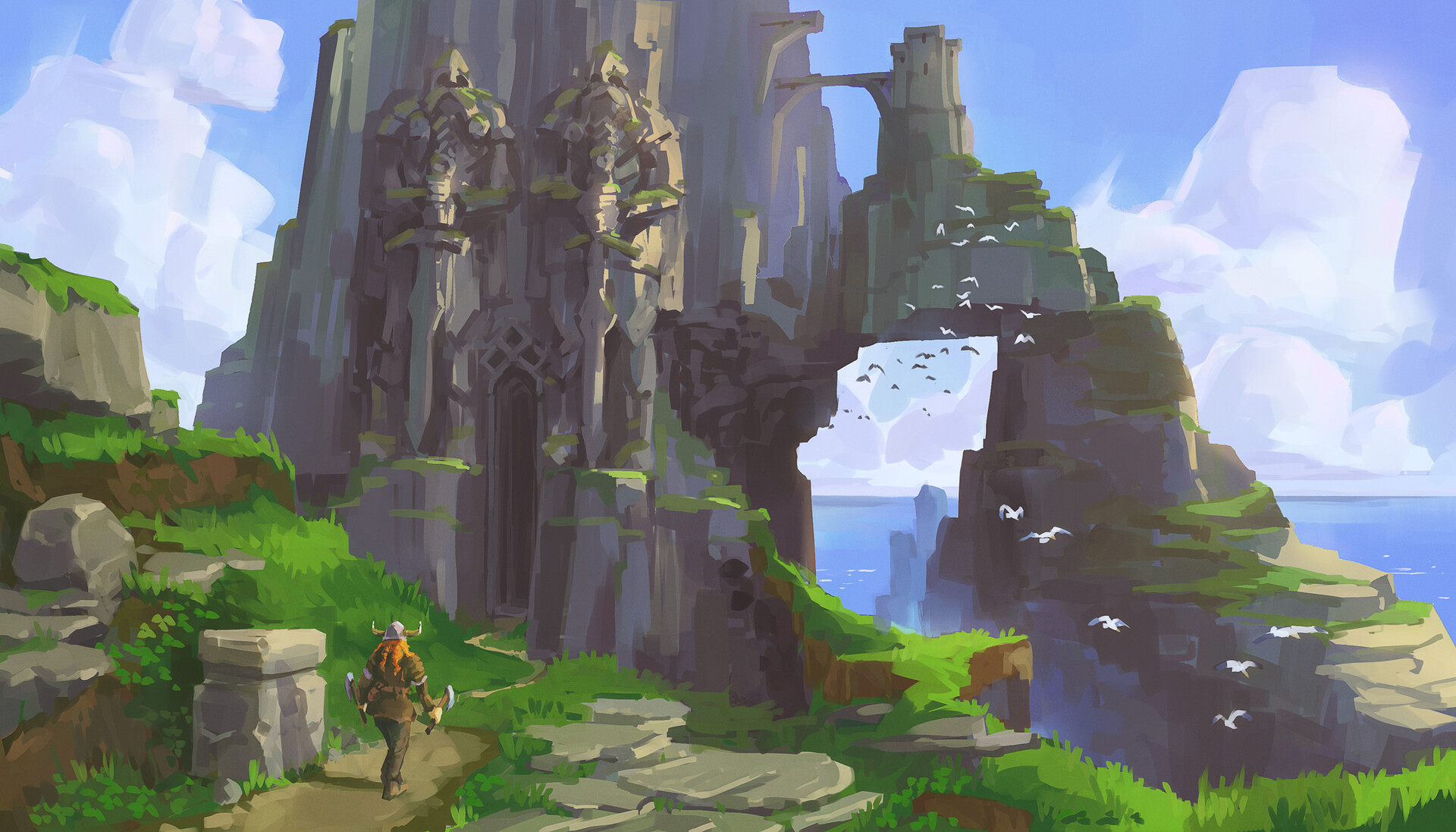 Minecraft Landscape Art at Jeremy Burris blog