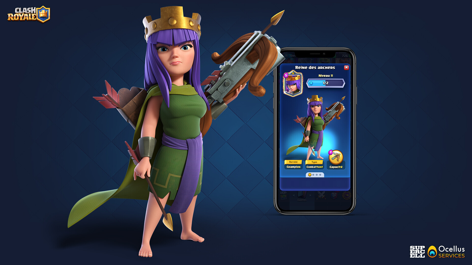 ArtStation - Clash Royal- Archer Queen