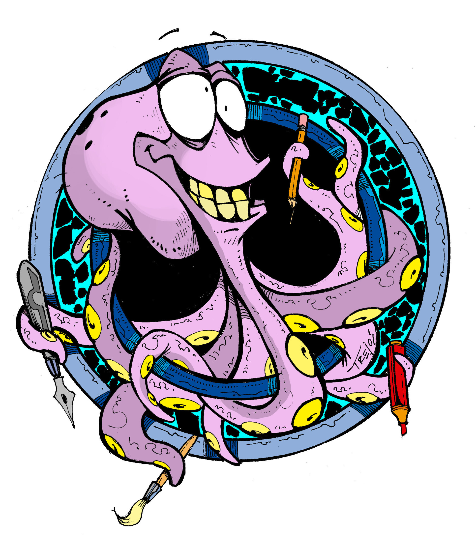 ArtStation - Octon_Cartoon_@trejoscomics