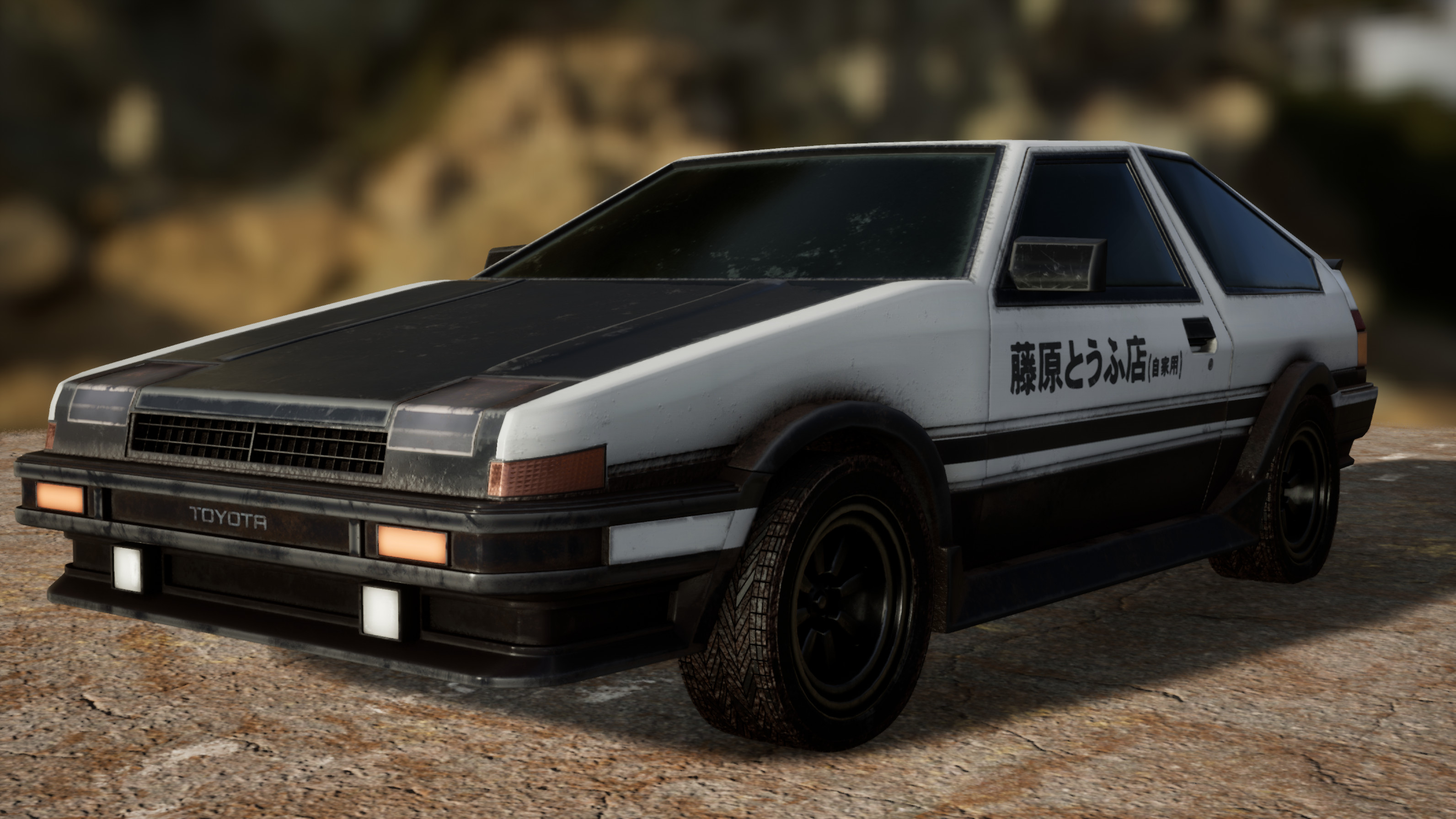 ArtStation - INITIAL D - TAKUMI AE86