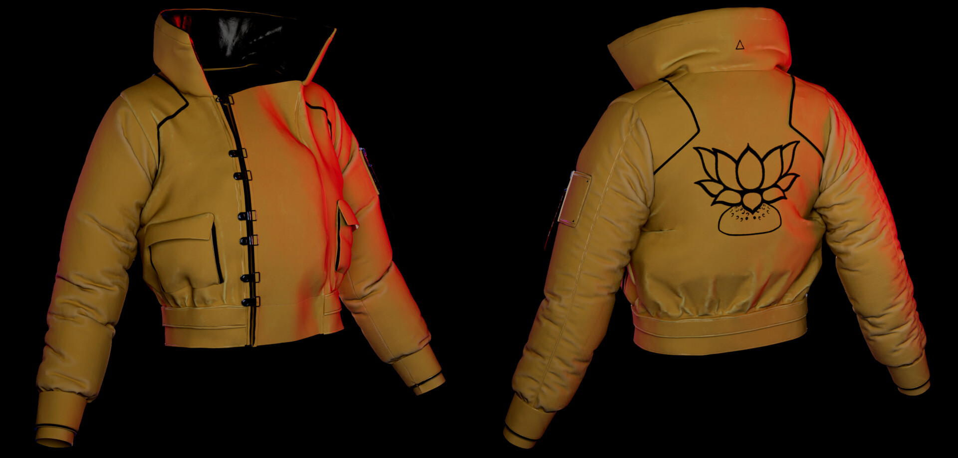 ArtStation - Ghost in the Shell (1995) Jacket Redesign