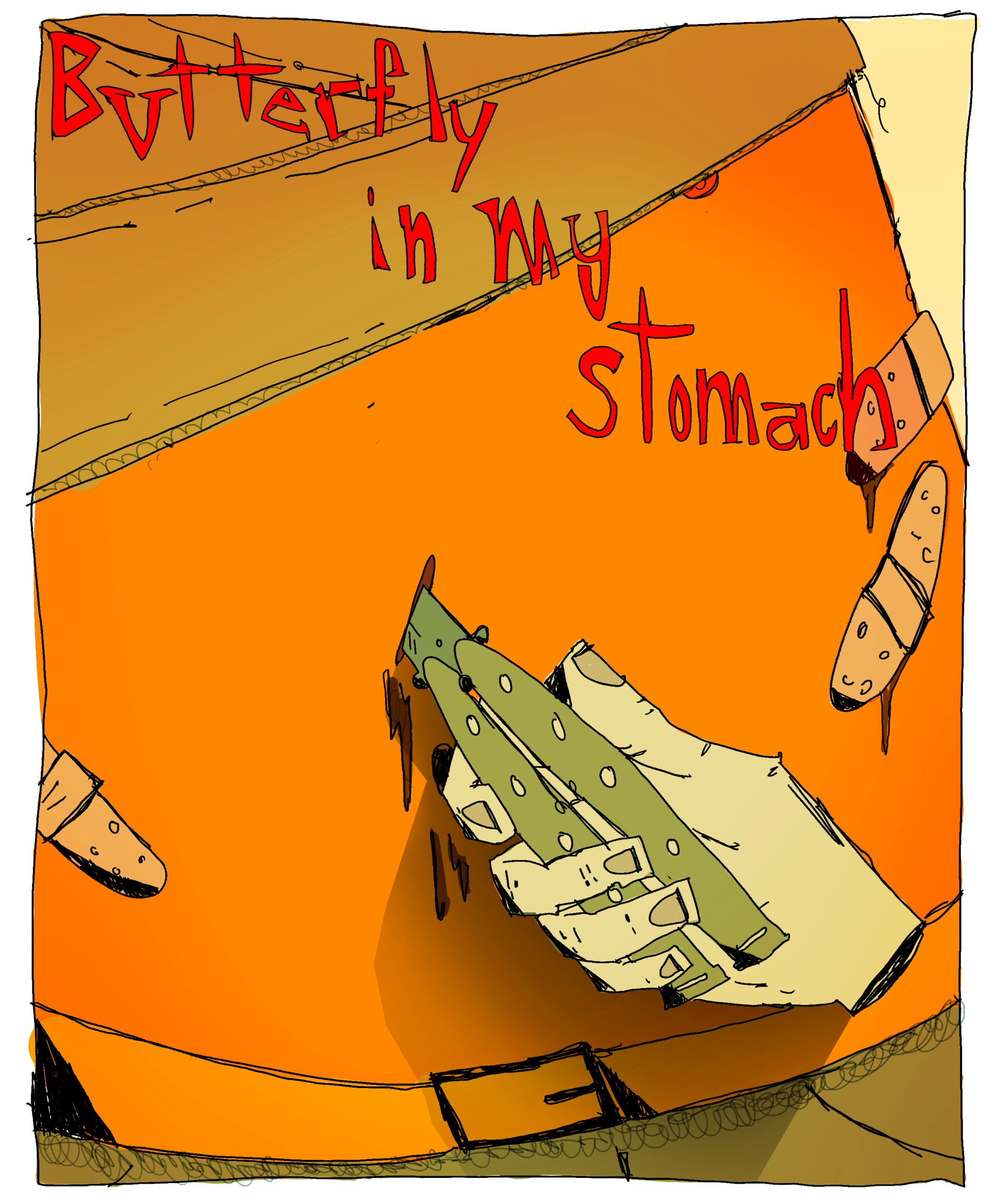 ArtStation BUTTERFLY IN MY STOMACH