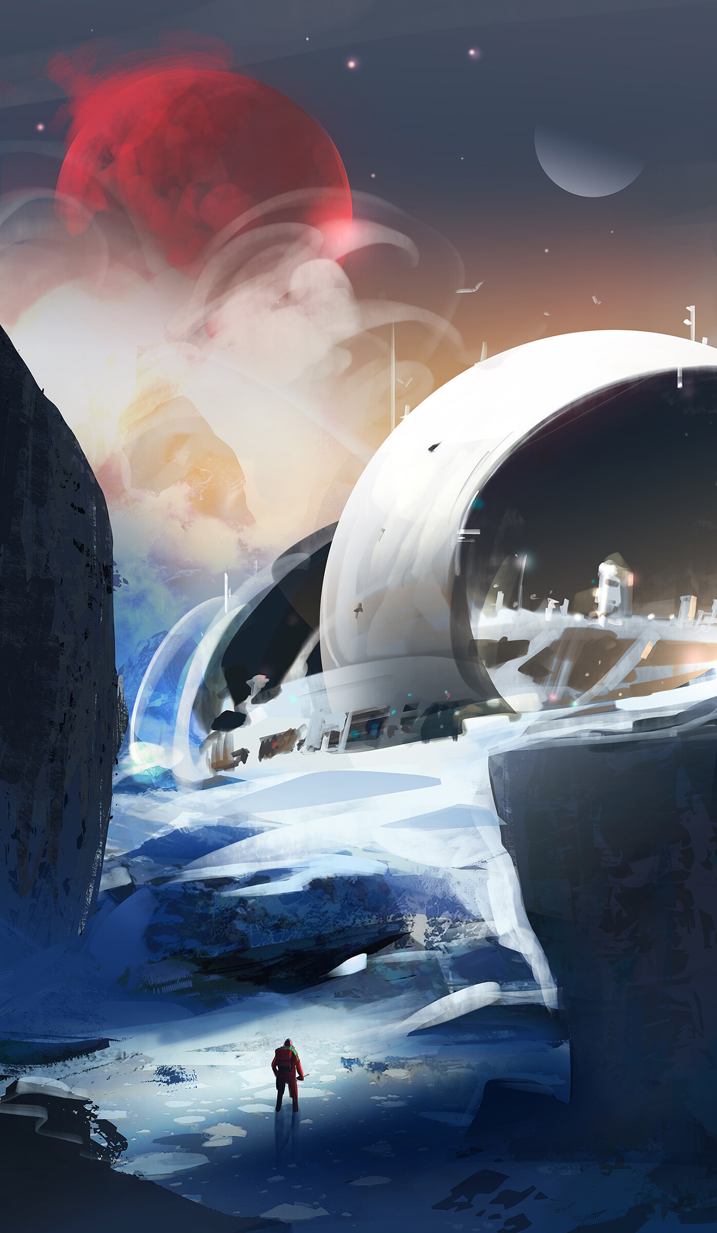 ArtStation - Space Colonies game logo
