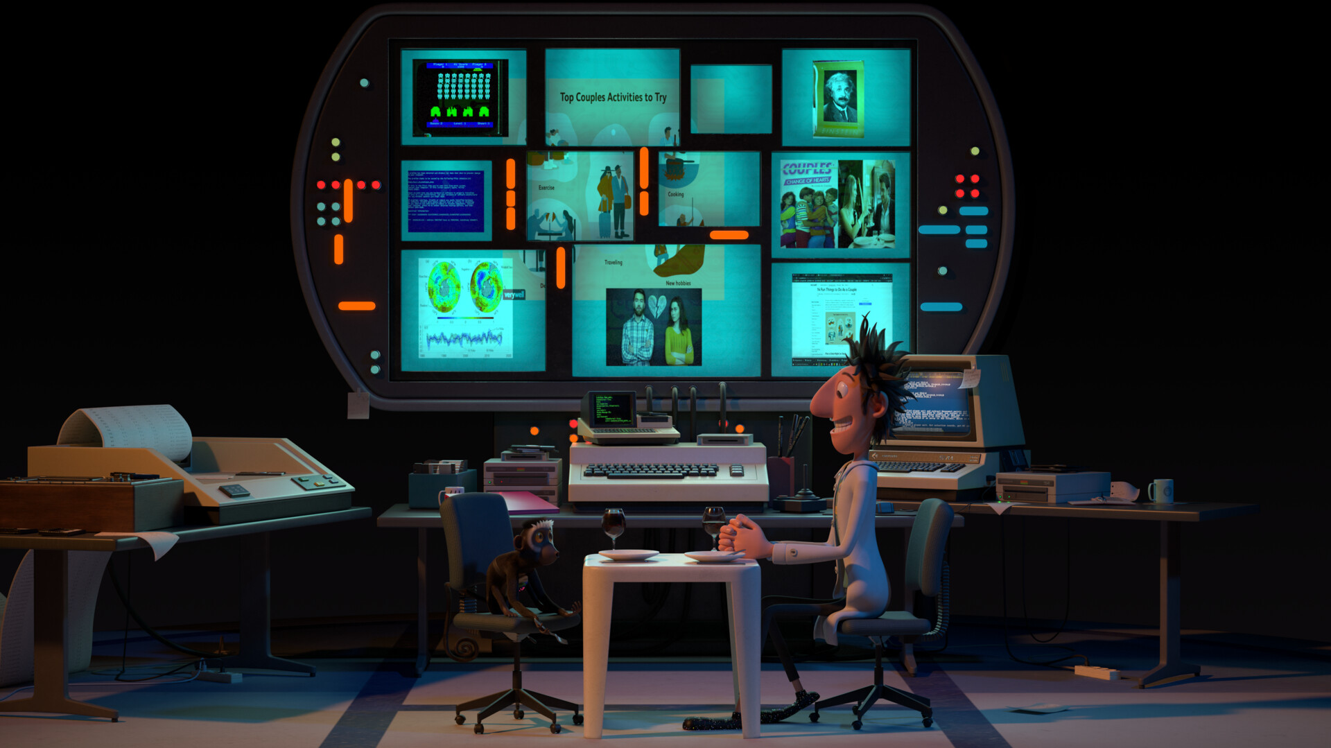 ArtStation Cloudy with achance of meatballs