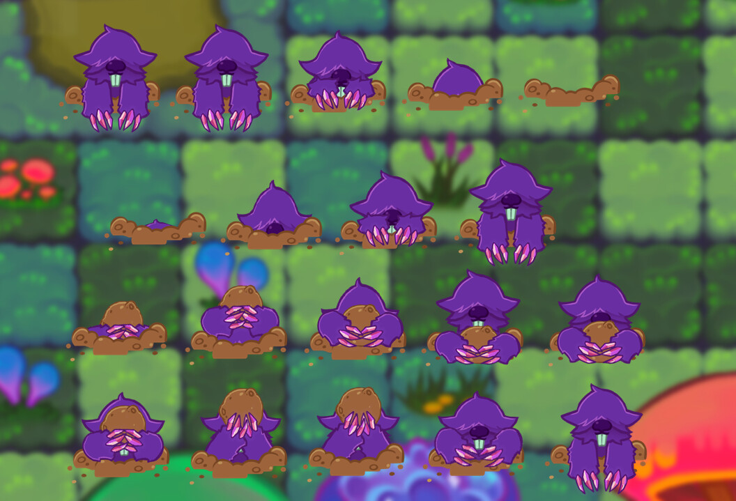 Sprites for "lurker mole"