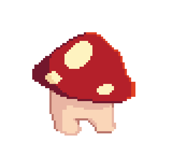 Enemy small shroom back view animations