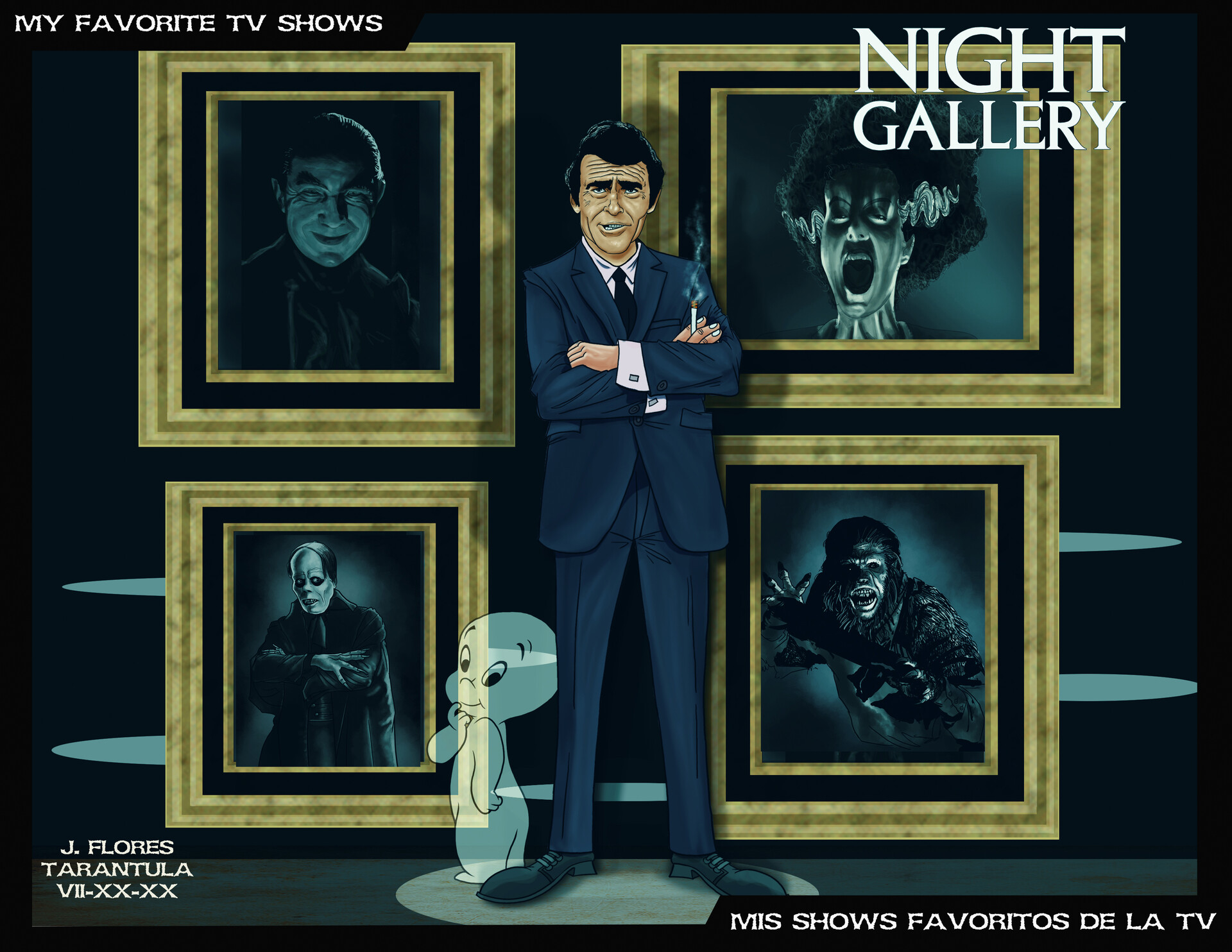 Artstation rod serling s night gallery