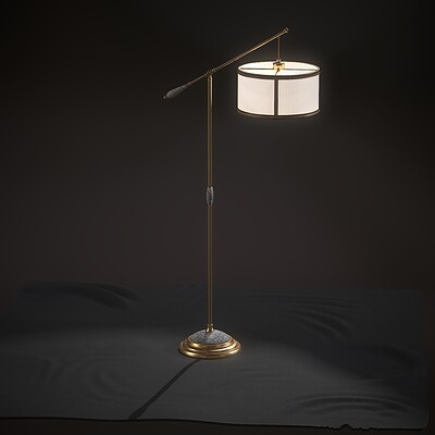Raku Floor Lamp