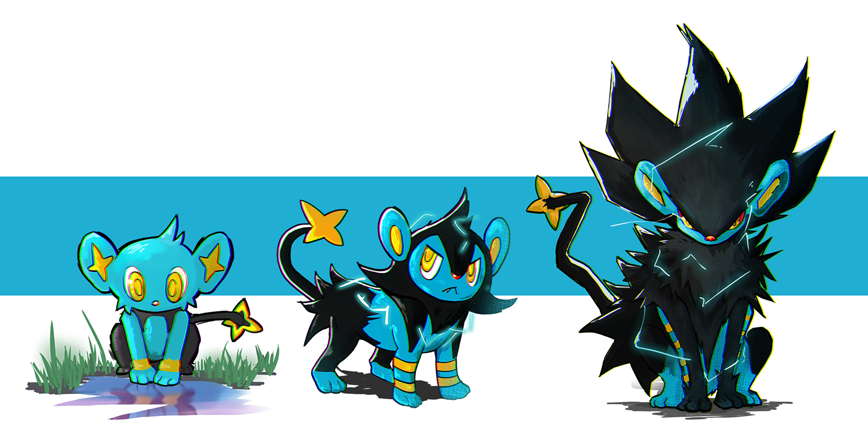 Alex Duvivier - Pokemon : Evolution Shinx/Luxio/Luxray