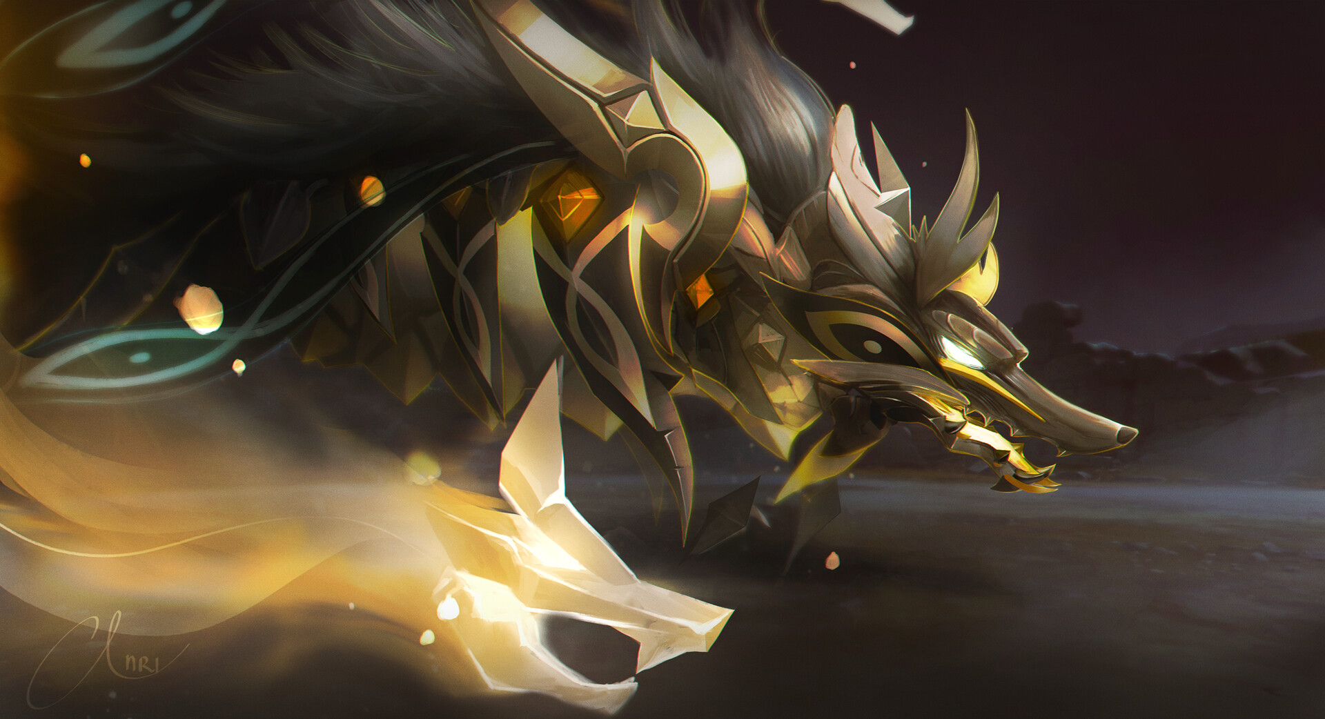 ArtStation Golden Wolflord