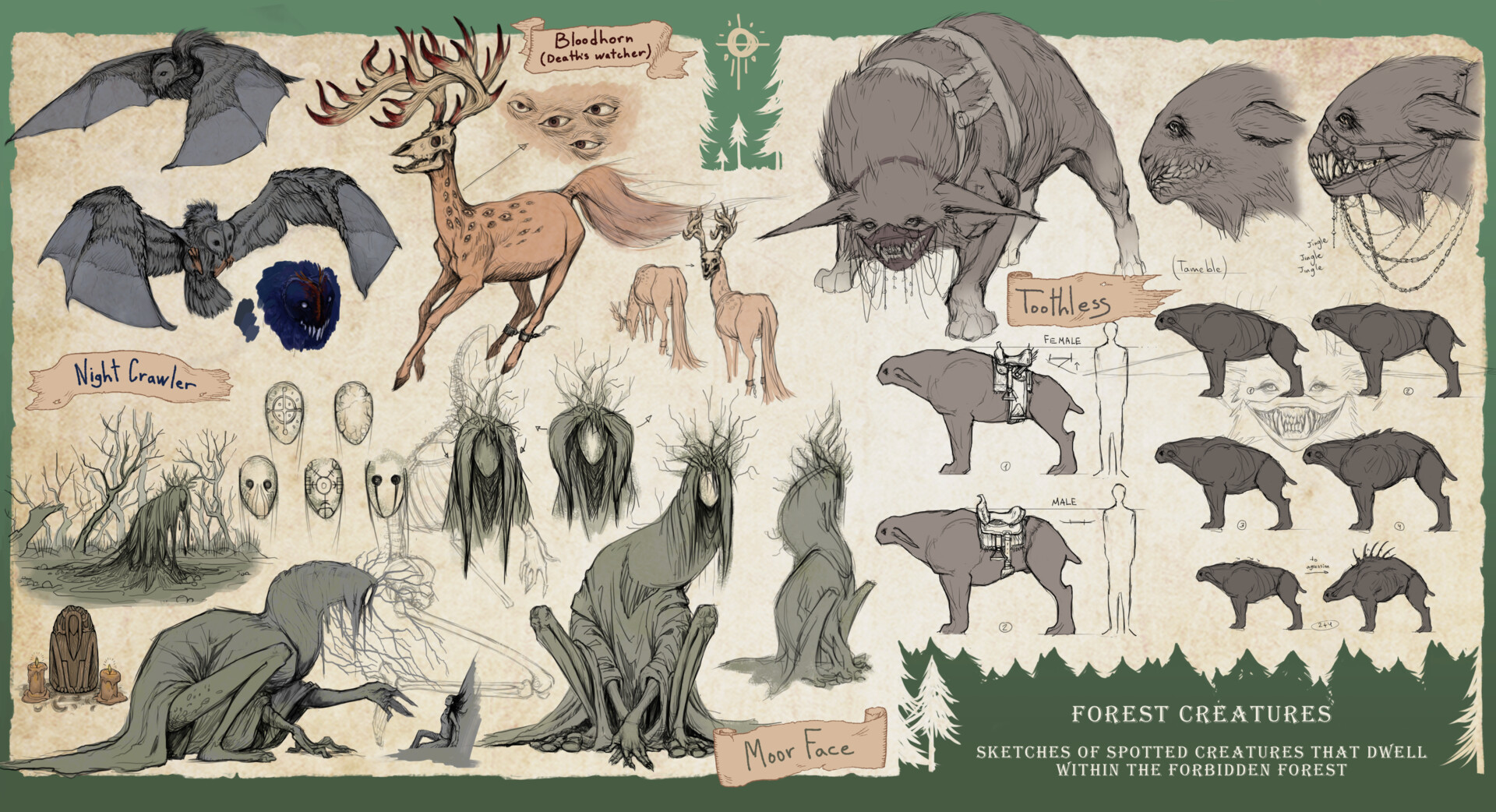 Fantasy Forest Creatures Fantasy Forest Creatures