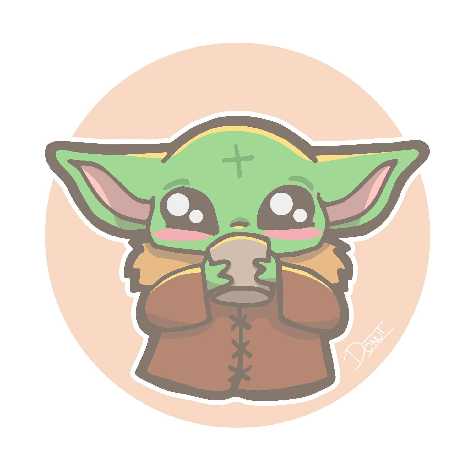 Artstation Baby Yoda Stickers