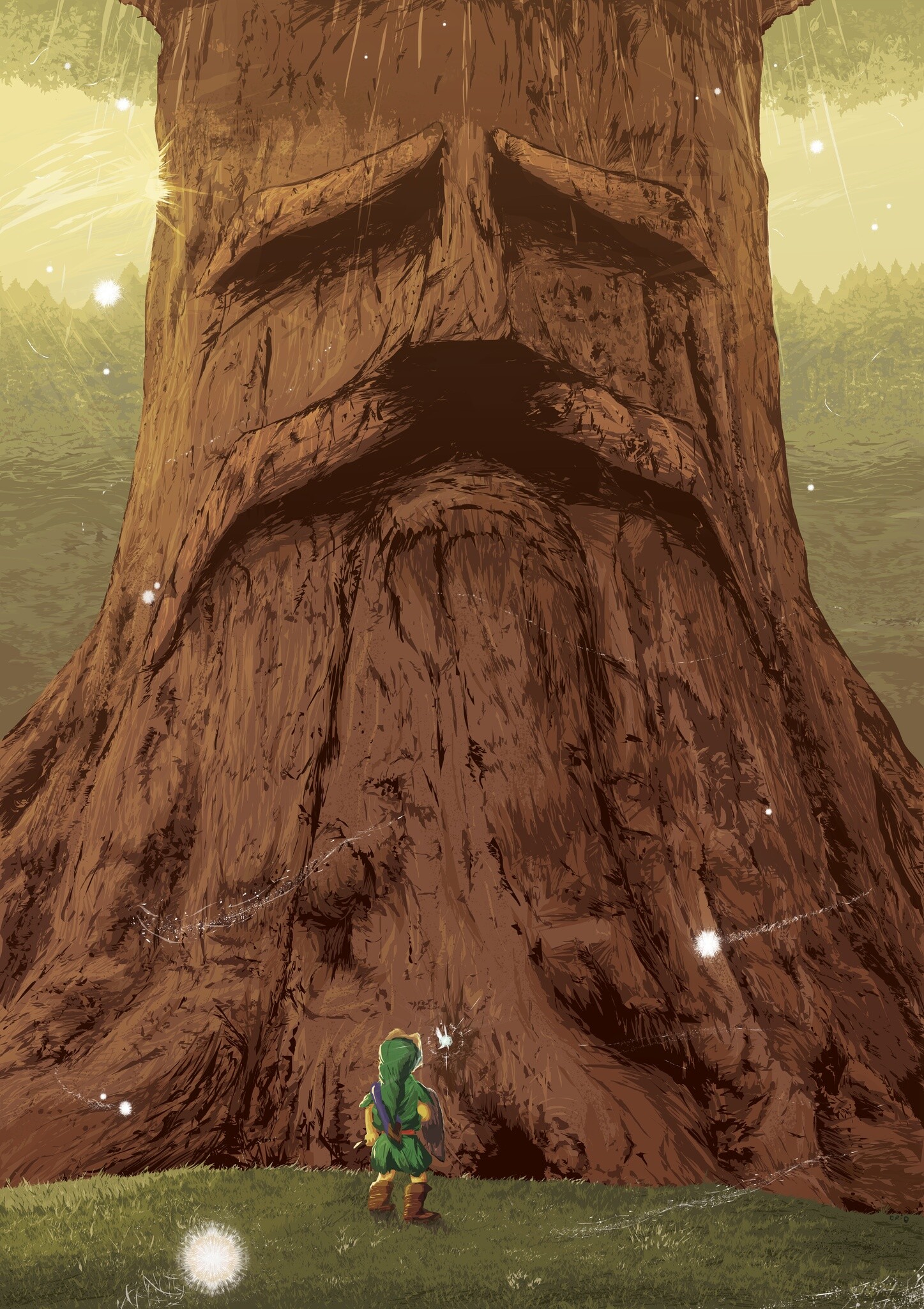 Дерево зельда. Корок с рюкзаком зельда. Дерево legend of zelda. Лес в зельде. Дерево legend of zelda.