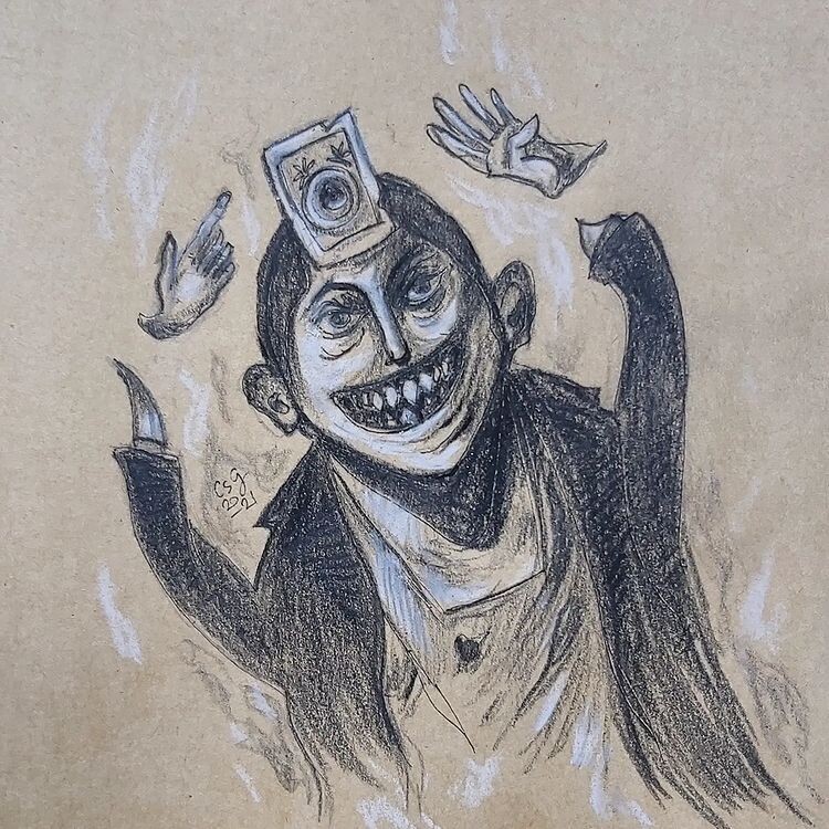 Gabor Csigas A Fanart Tribute to McKean's Wizard and Glass Illustration