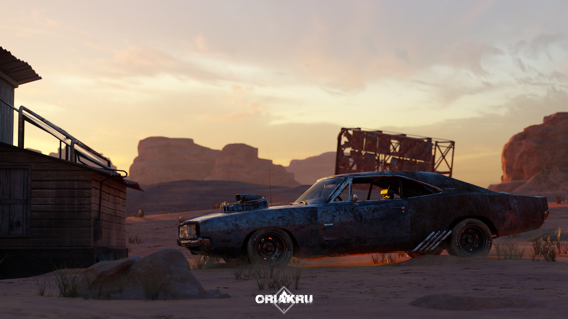 ArtStation - Dodge Charger 1969 - Mad Max fan art