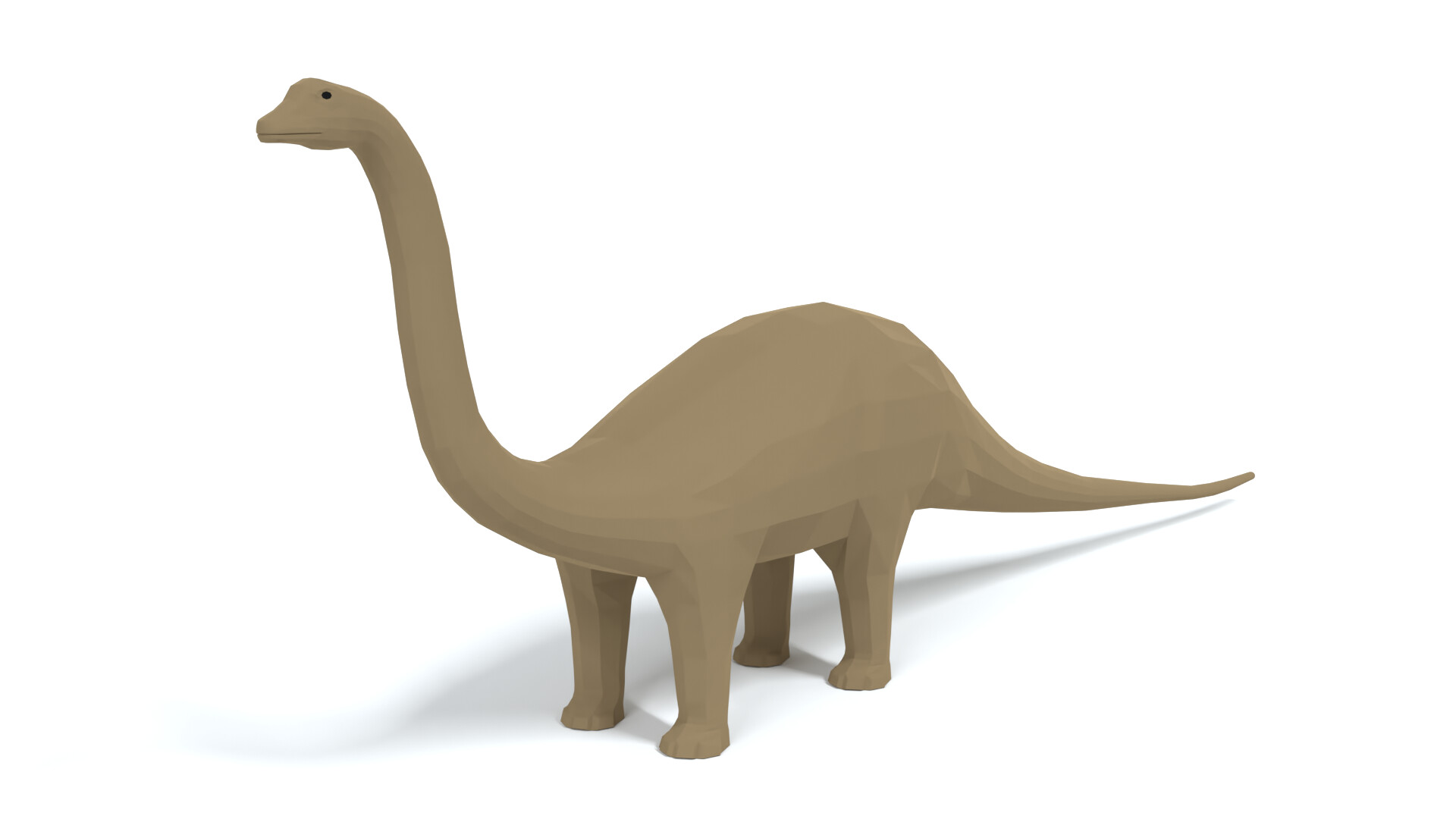 3D model Dinosaur Game Chrome Dino Game 3D Animated VR / AR / low-poly