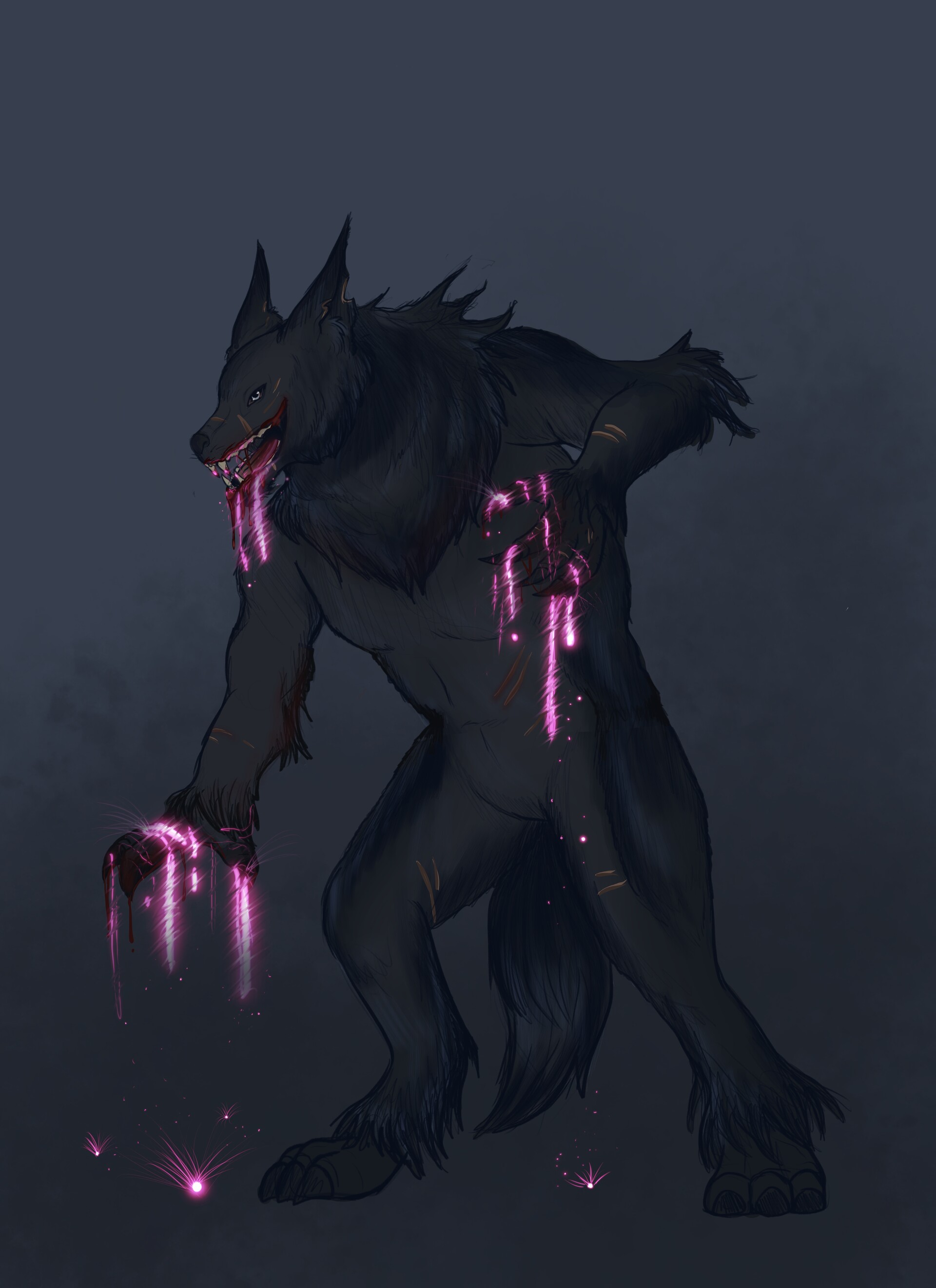 Artstation Commision Werewolf
