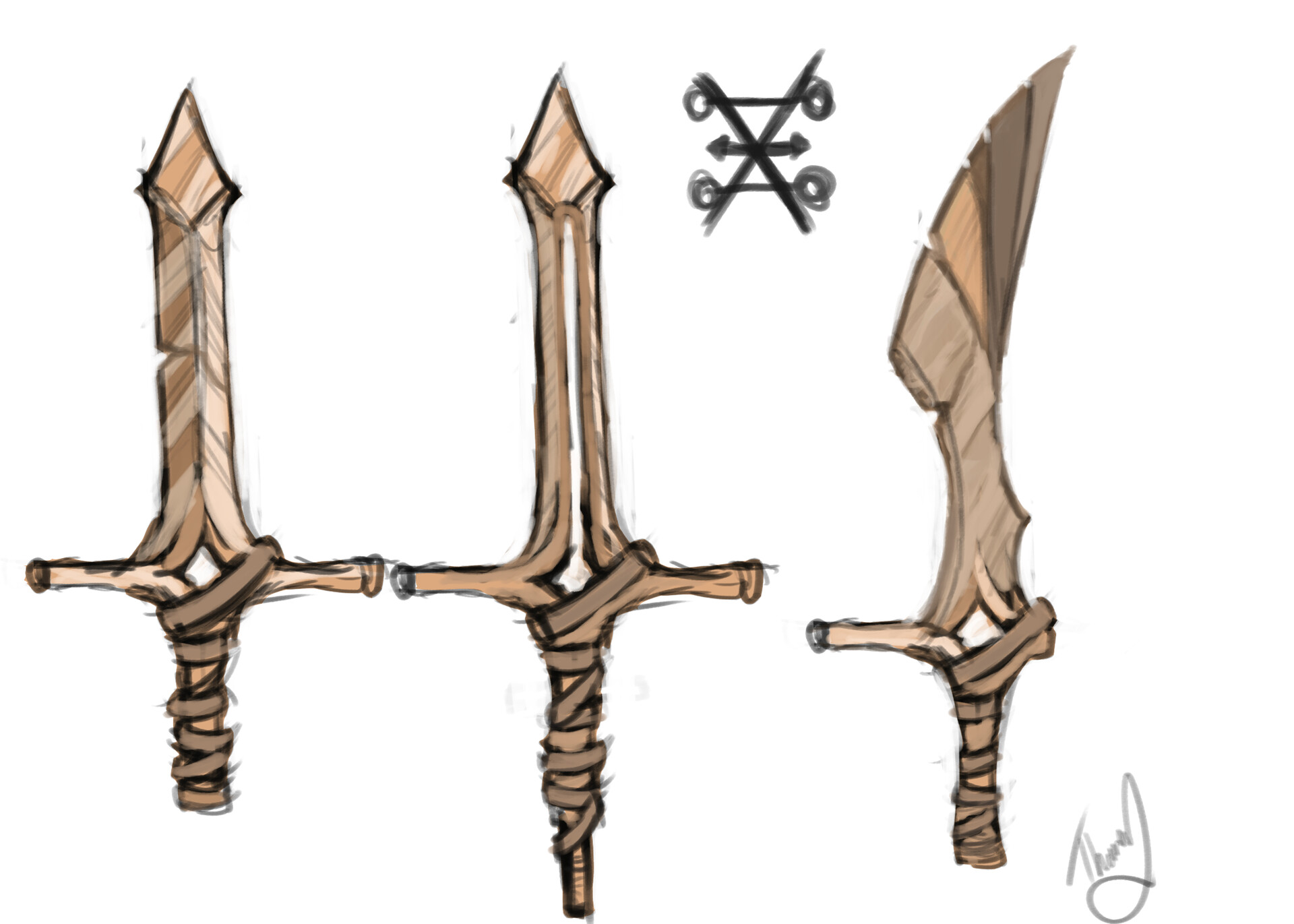 ArtStation Copper Sword Concepts