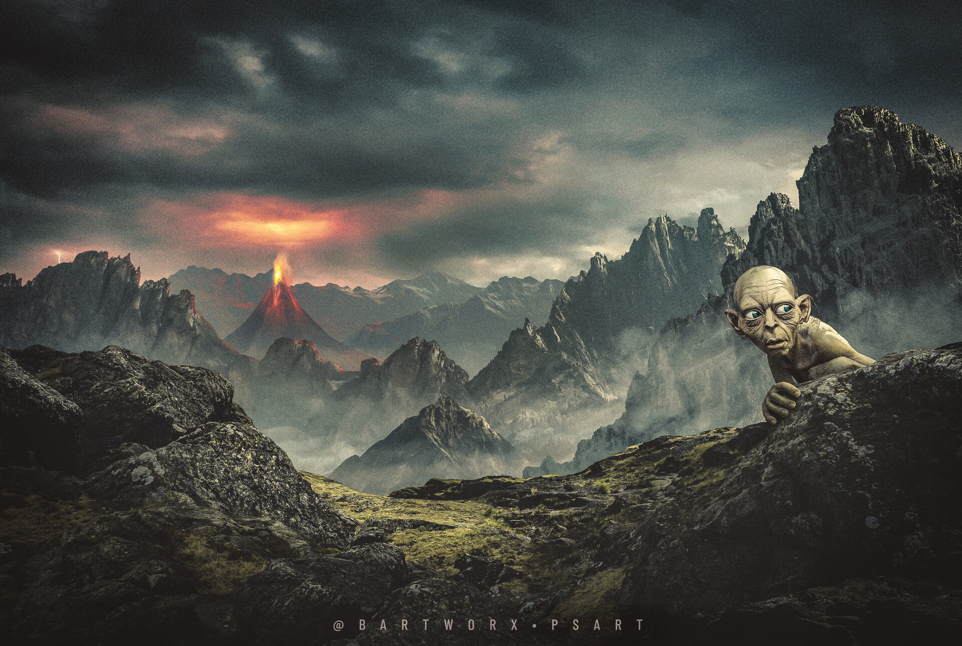 ArtStation Way to Mordor