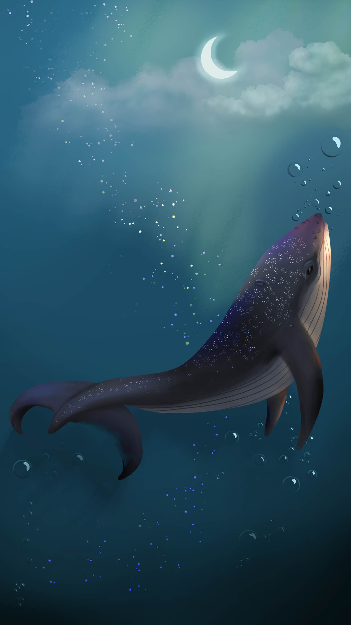 ArtStation - Mystical whale