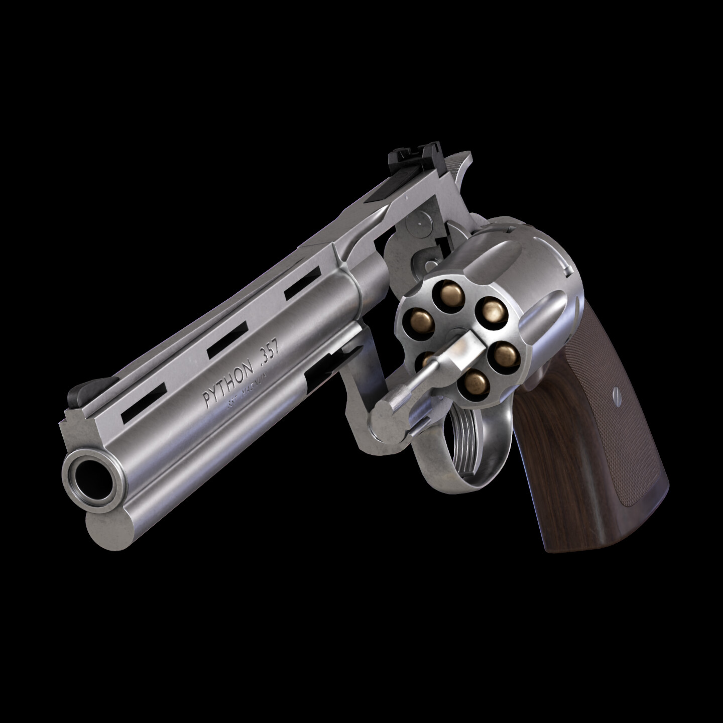 ArtStation - Colt python 357