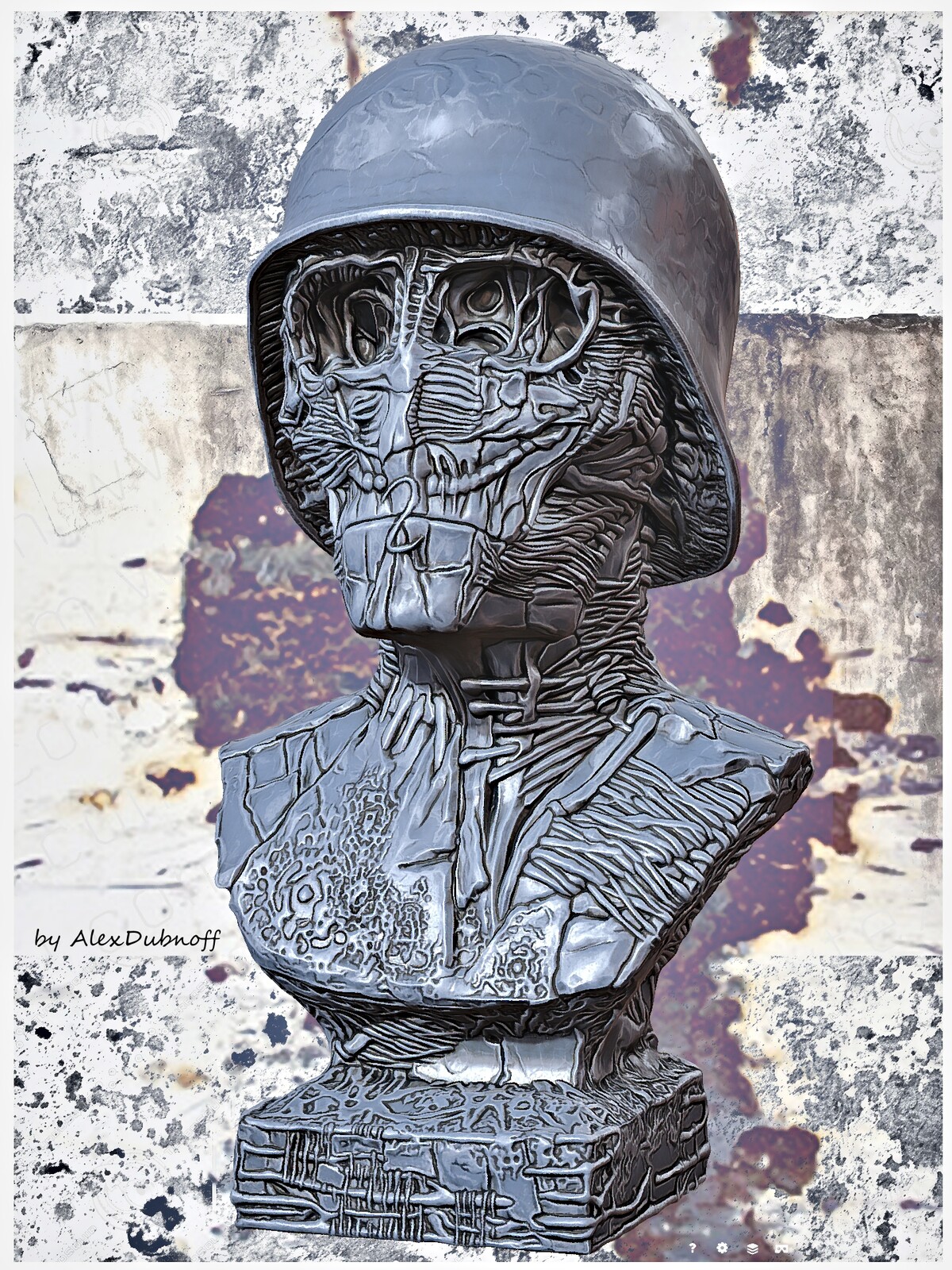 Beksinski bust