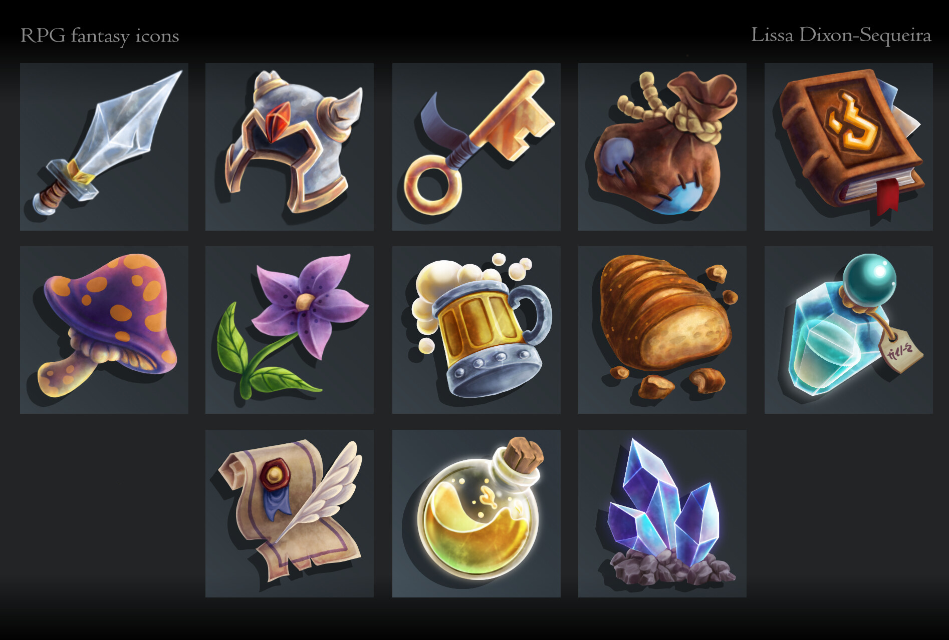 ArtStation RPG Fantasy Icons artstation-rpg-fantasy-icons