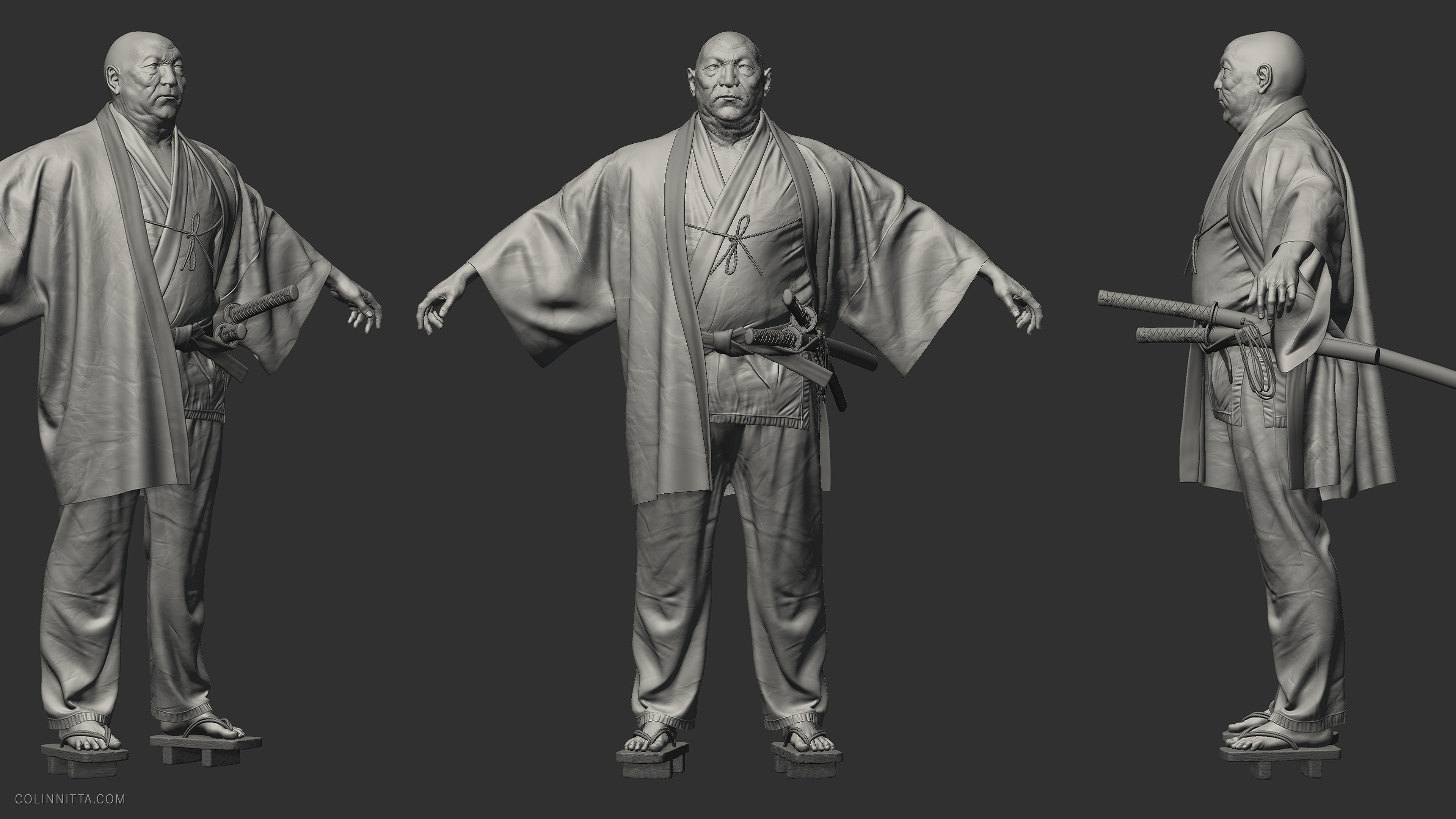 ZBrush high poly.