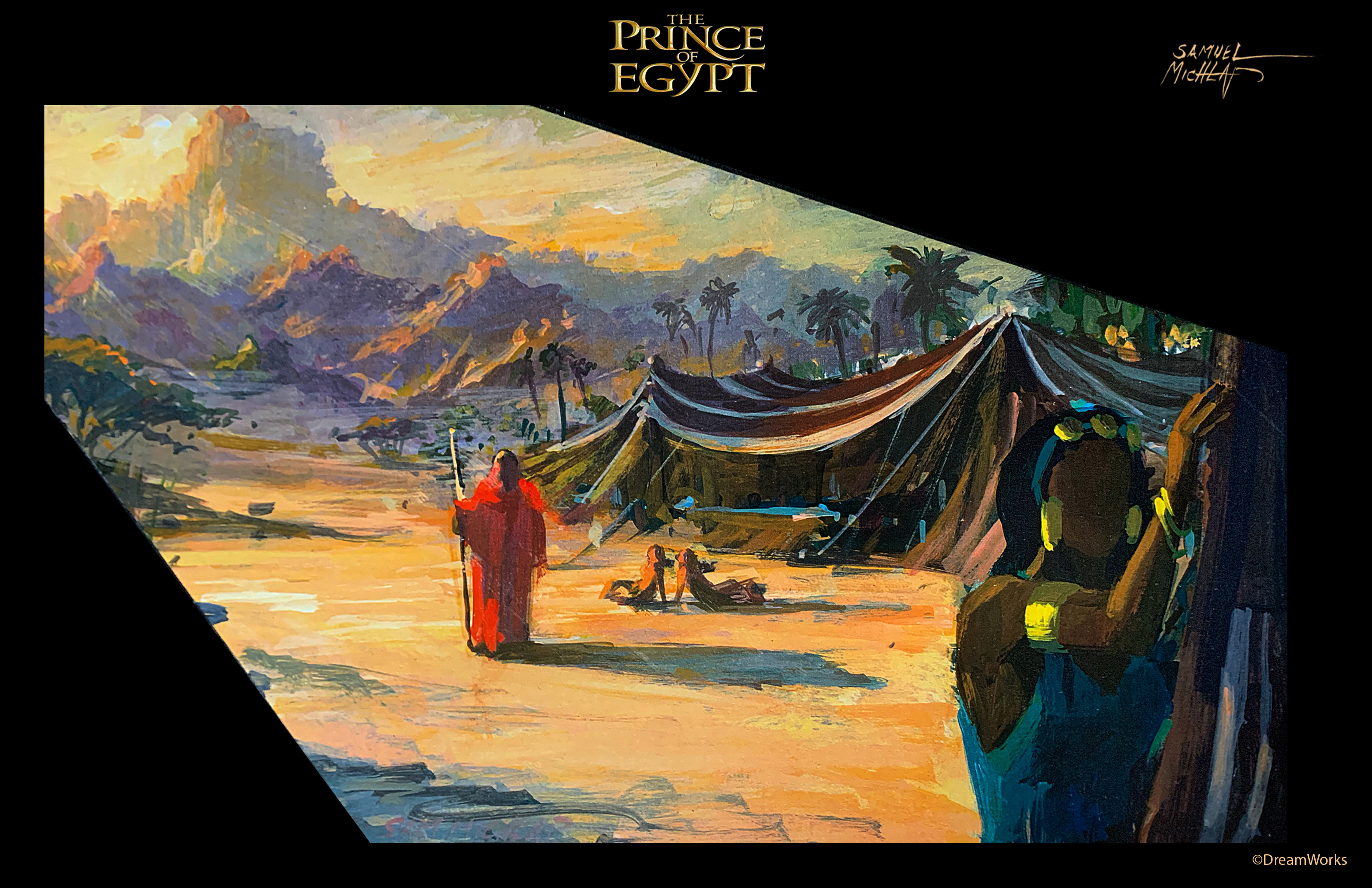 Moses returns to camp after his encounter with God.