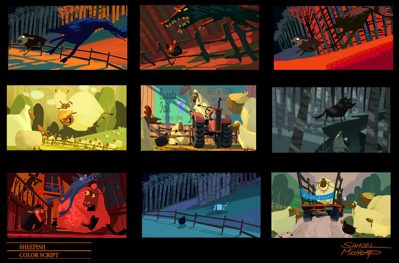Key frames and color styling.