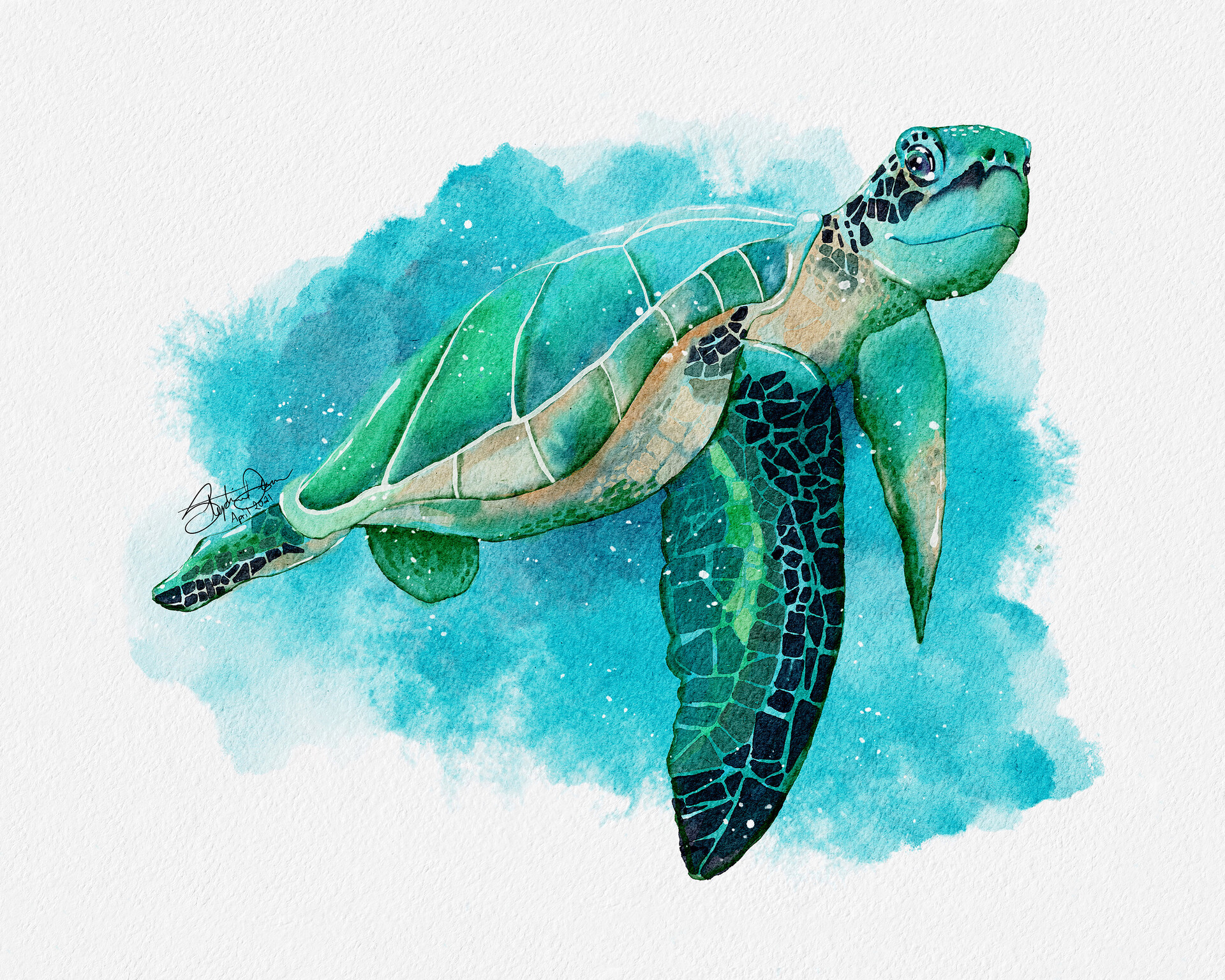 ArtStation - Sea Turtle