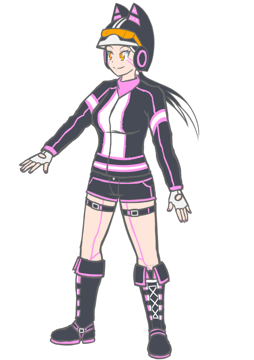 Reference sketch (with jacket)