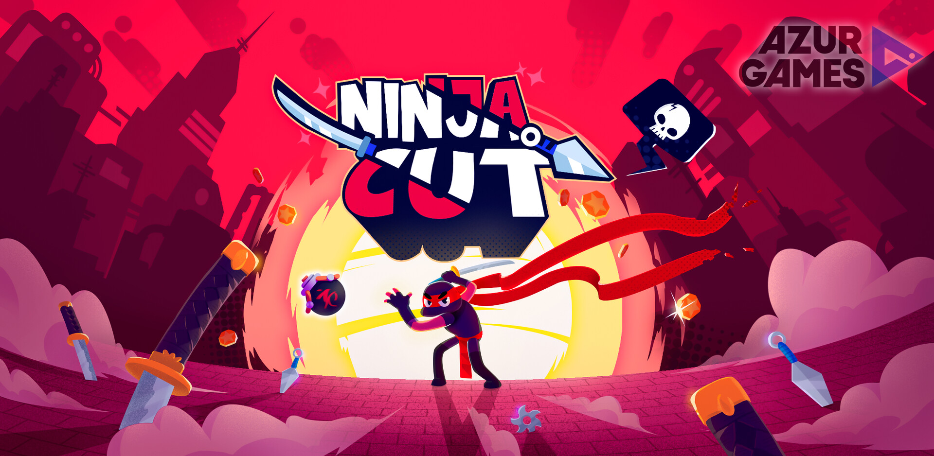 Взломанный ниндзя последняя версия. Ninja Cut. Cutting Ninja. Ninja simple Shape.