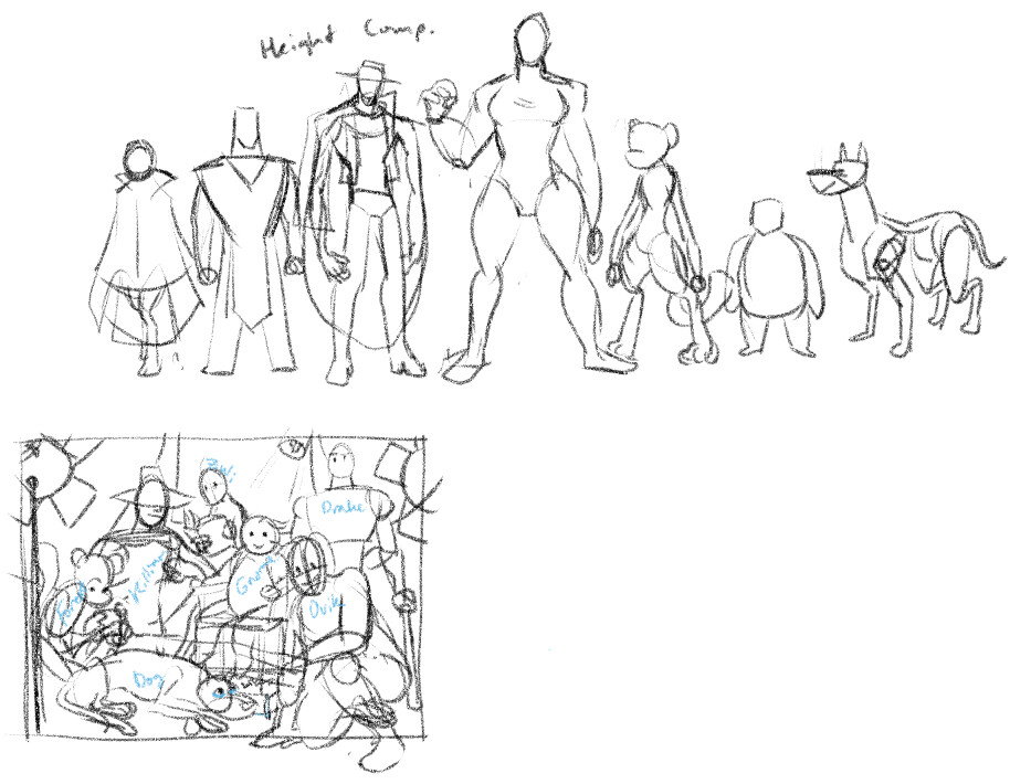 height comparison and thumbnail