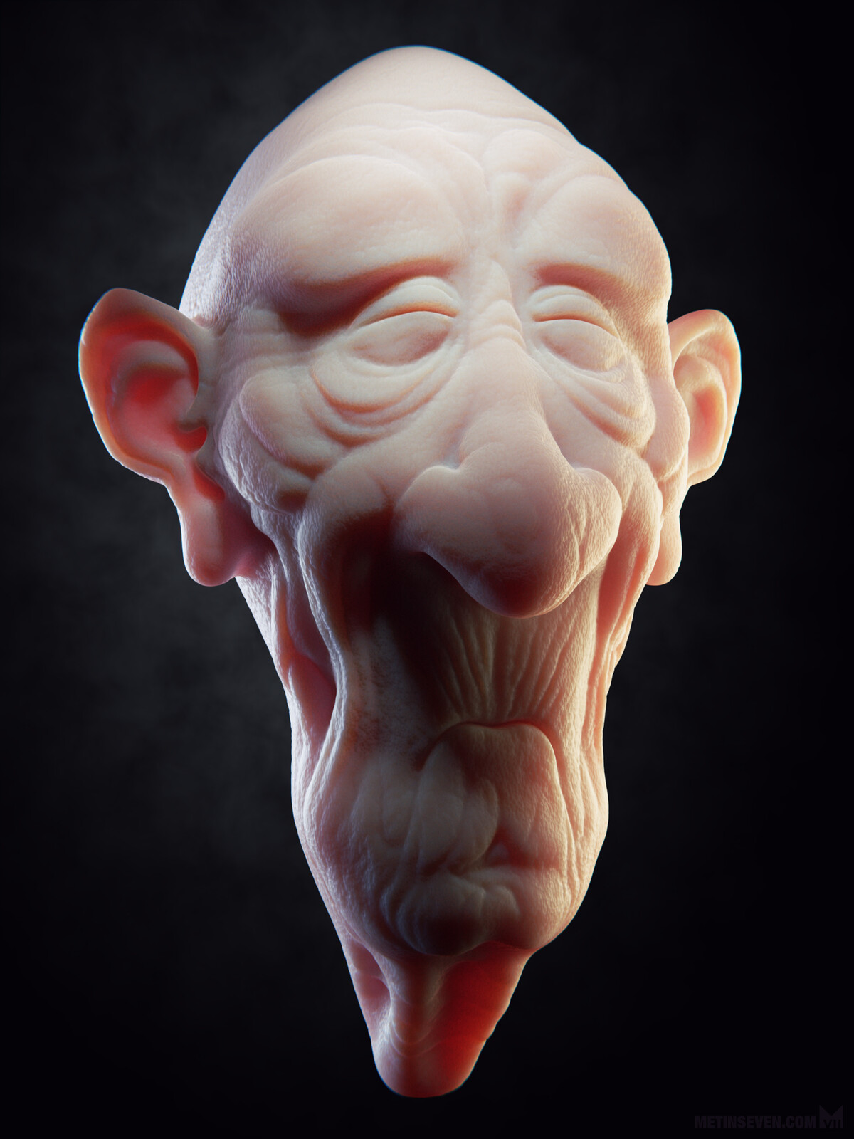 👴 Stylized old man head sculpture | Concept: Kevin Keele
