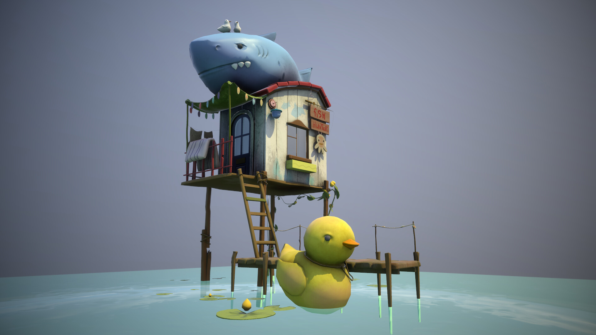 ArtStation Fish House