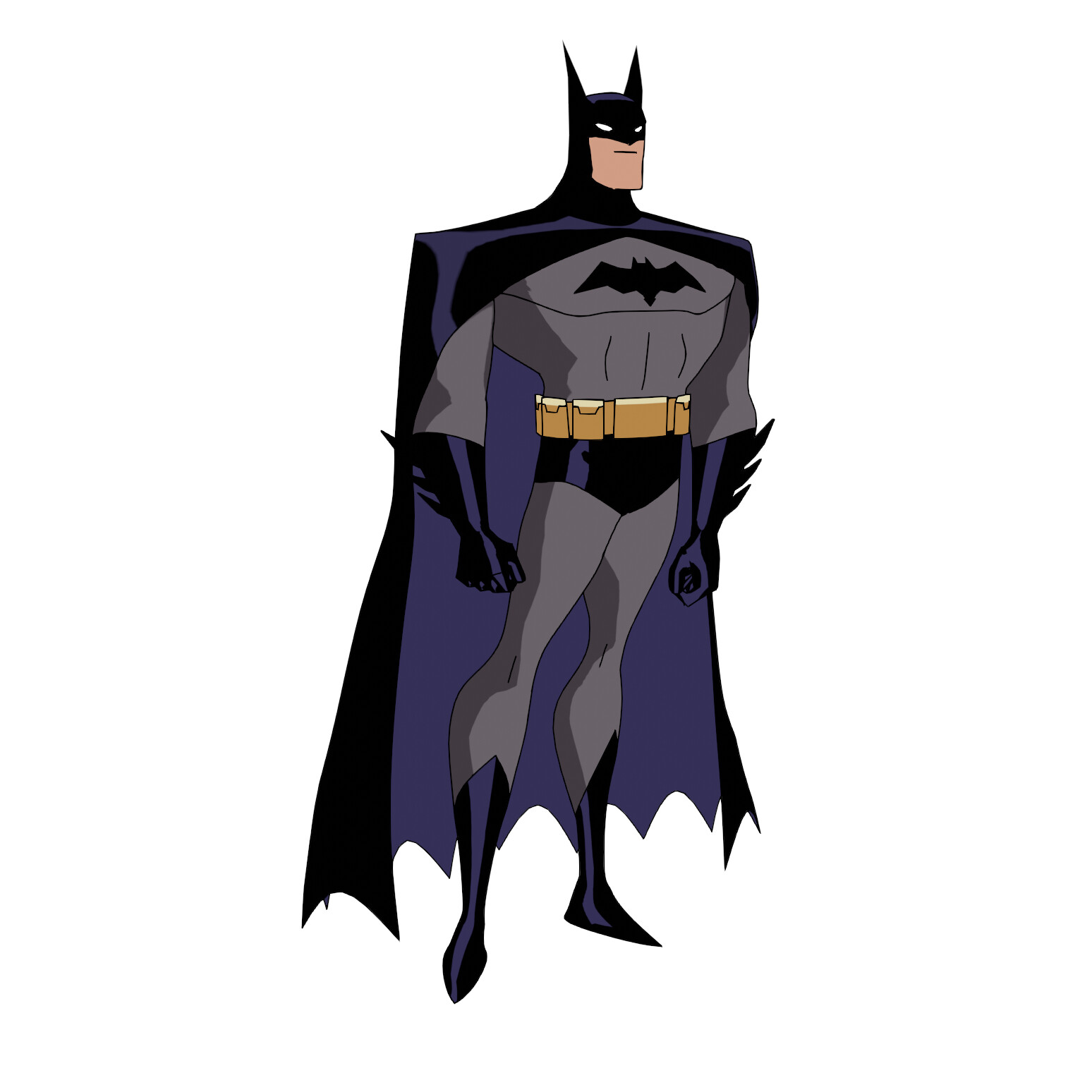 ArtStation - 3D Justice League Animated Series: Batman