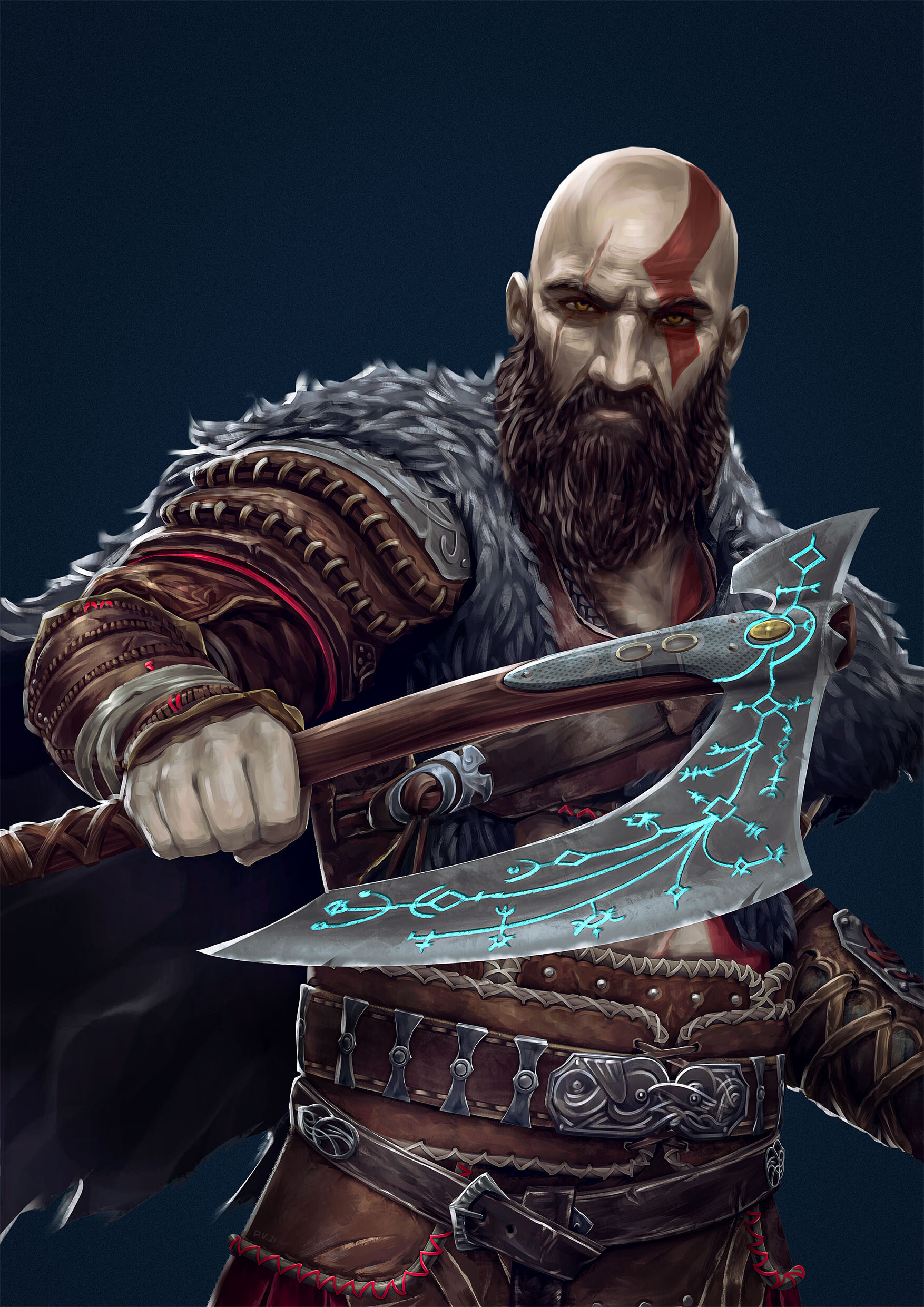 ArtStation - God of War Ragnarok illustration