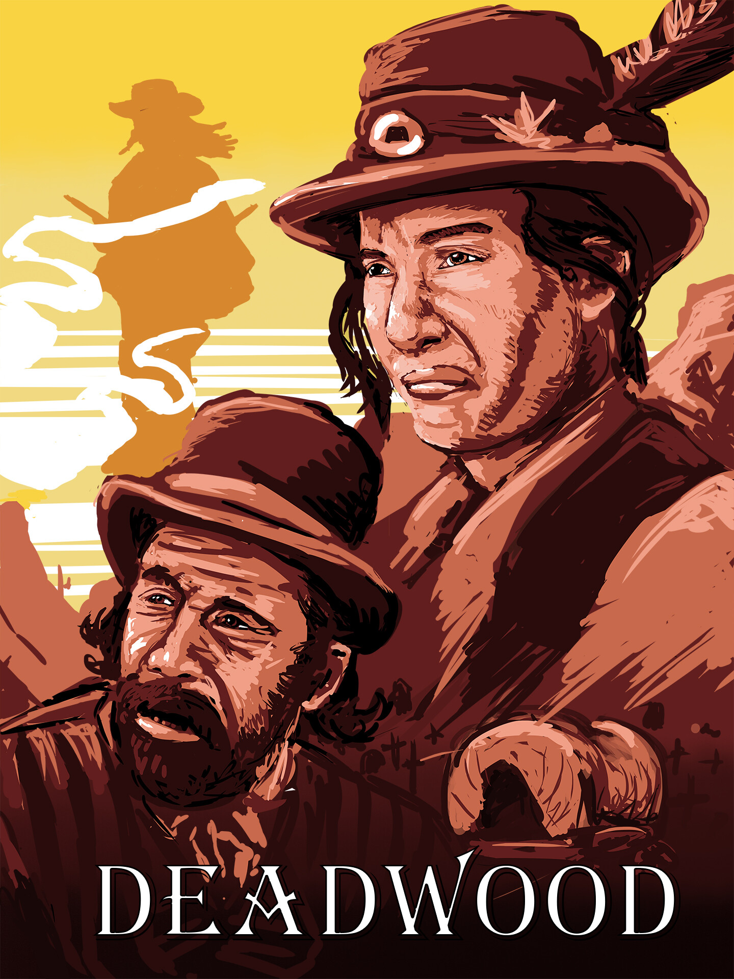 ArtStation Deadwood fanmade poster