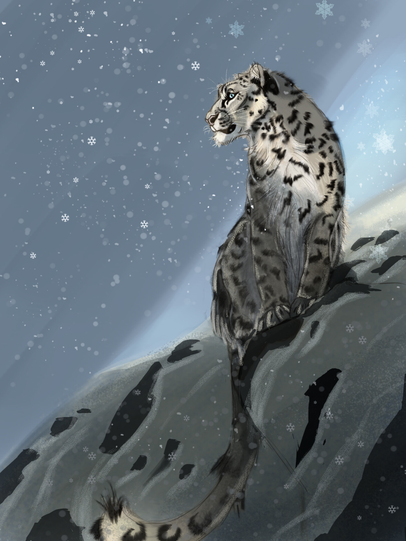Snow leopard (Original) : r/Fitmoe