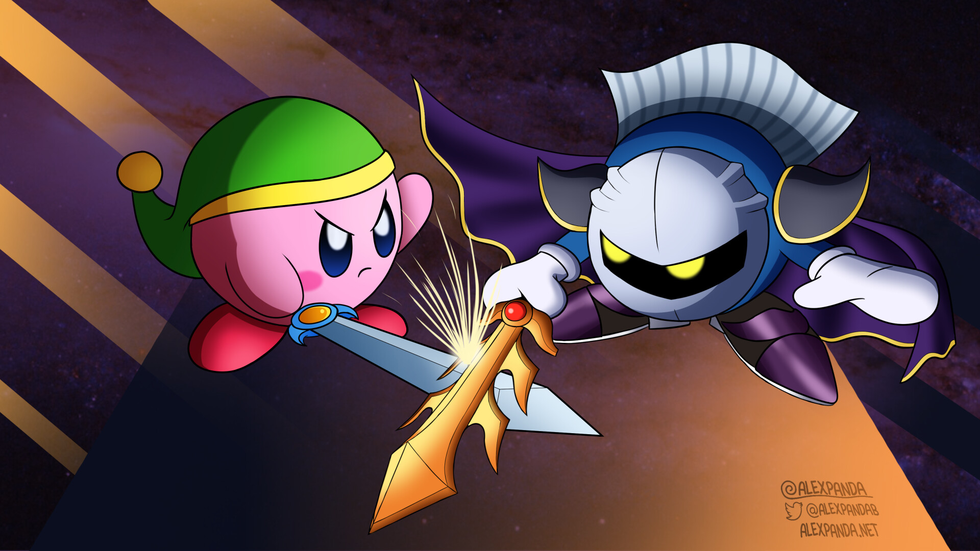 ArtStation - Kirby & Meta Knight (Nintendo)
