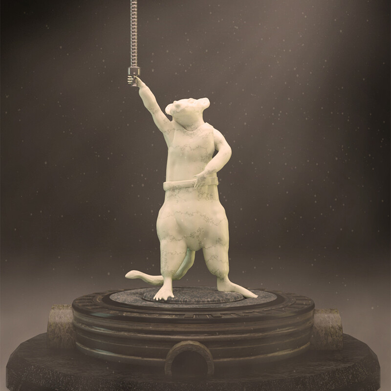  Rat Statue Fountain (Untamed: When Animals Ruled the World)