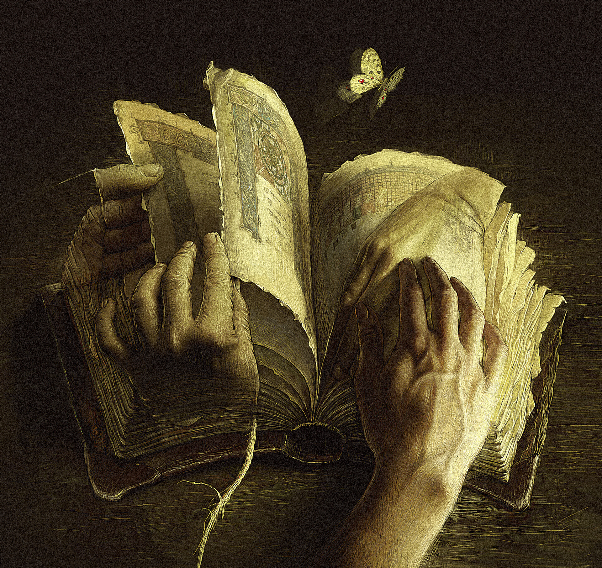 Что есть душа читать. Эндрю Ферез художник. Книга арт.