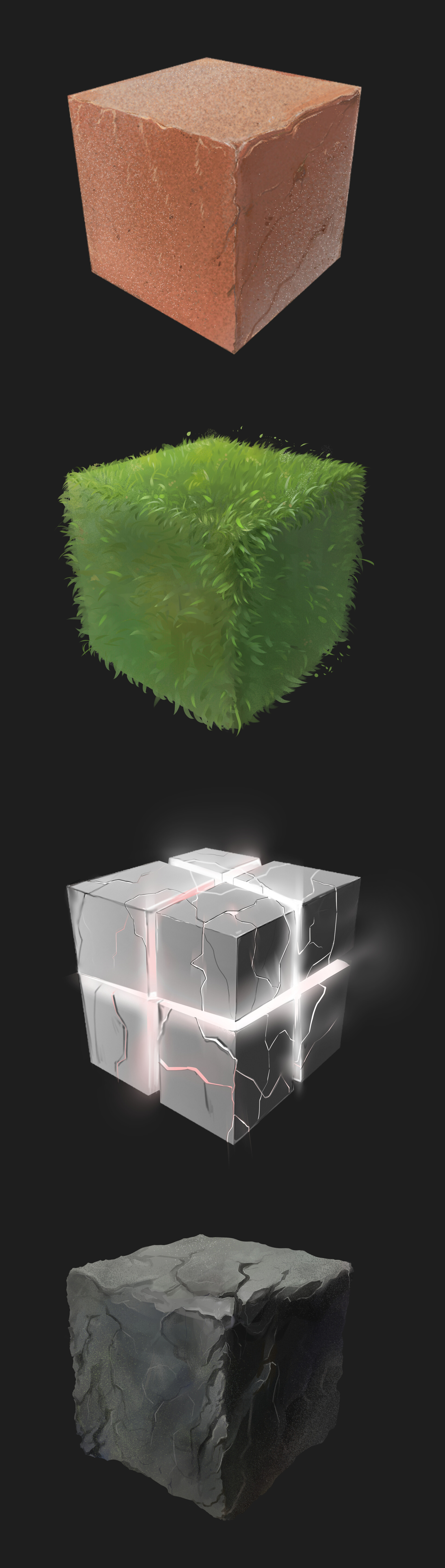 ArtStation - Material Studies (2D Illustration)